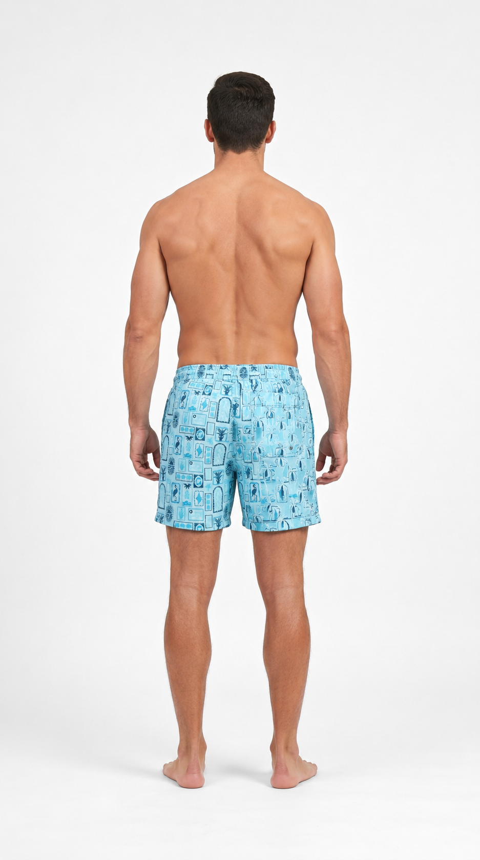 Pantaloneta de baño tipo surf/swimwear