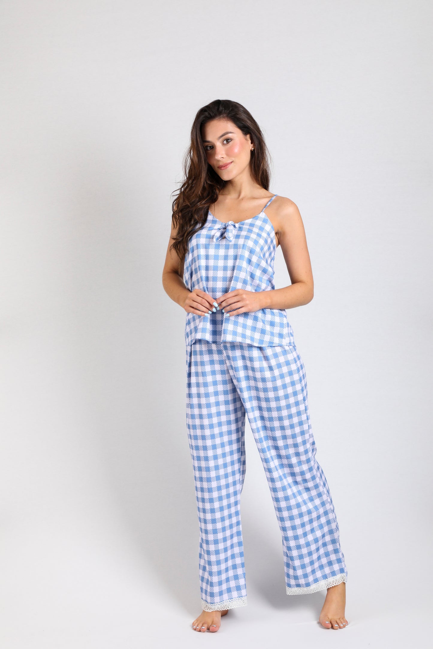 Pijama mujer pantalón blusa tirantes