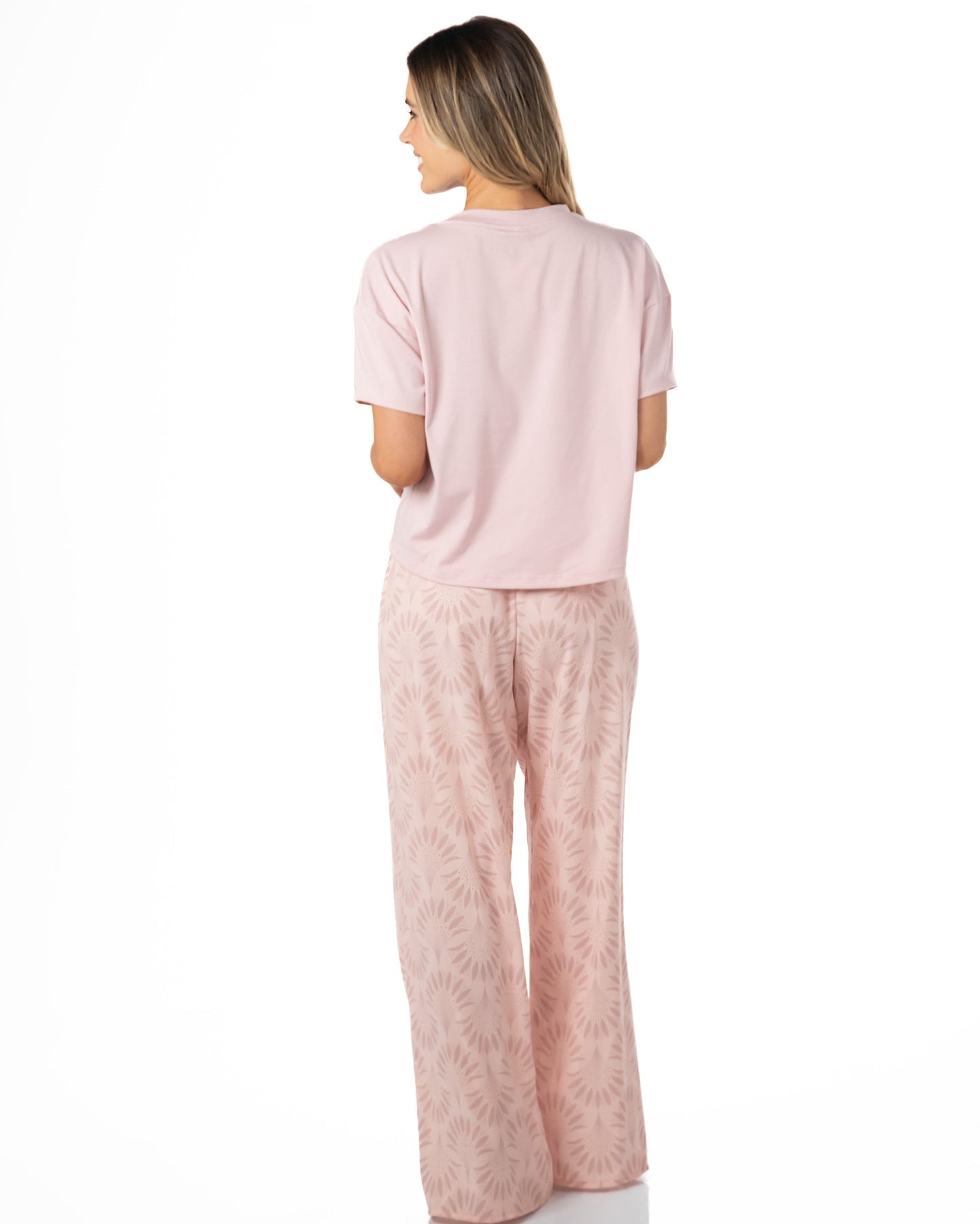 Pijama mujer pantalón blusa manga corta