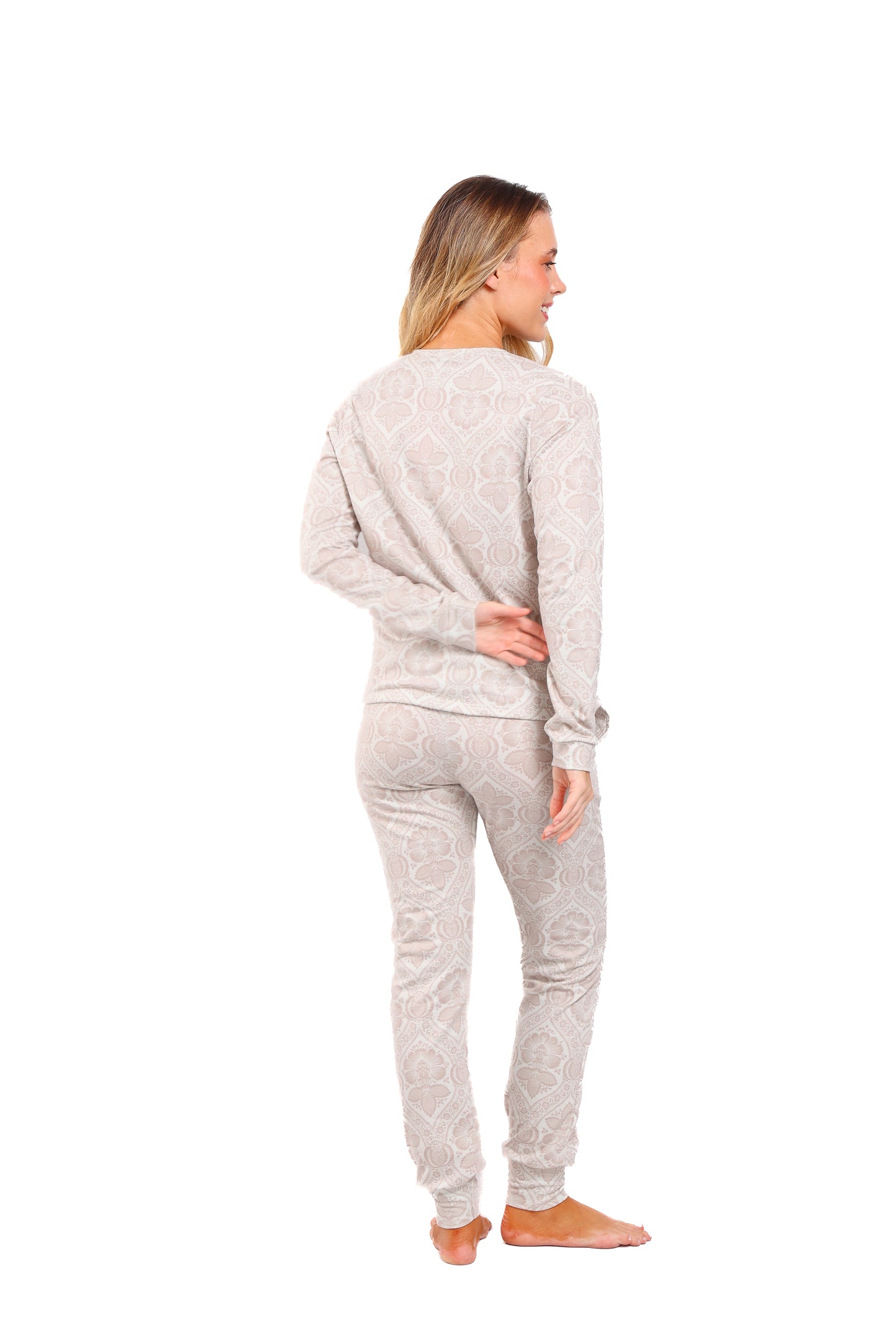 Pijama mujer pantalón blusa manga larga