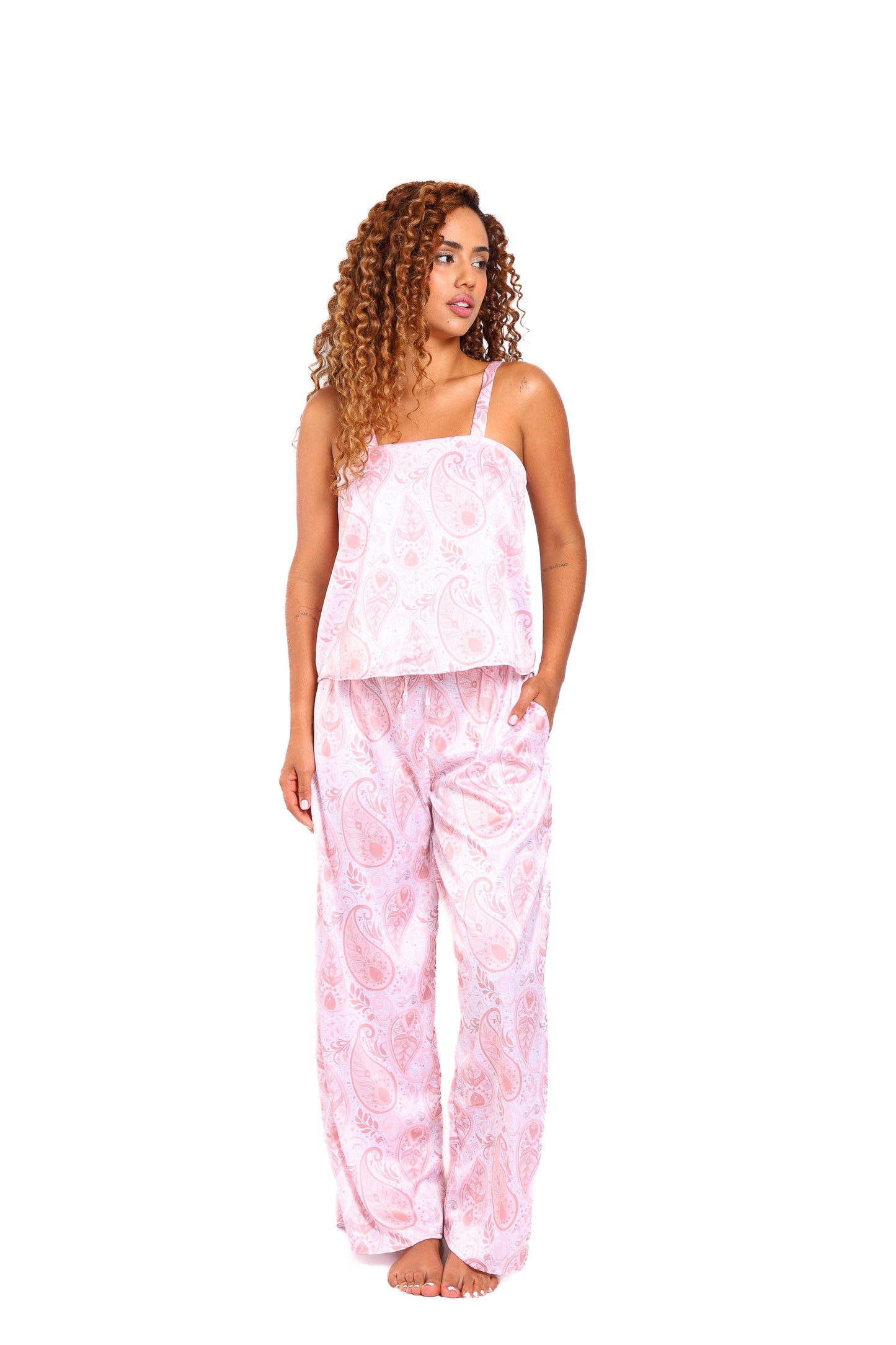 Pijama mujer pantalón blusa tirantes
