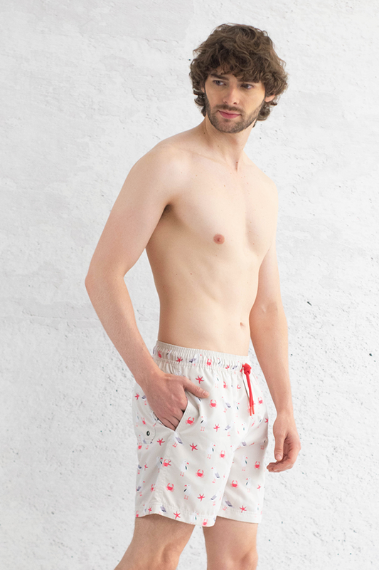 Pantaloneta de baño tipo surf/swimwear