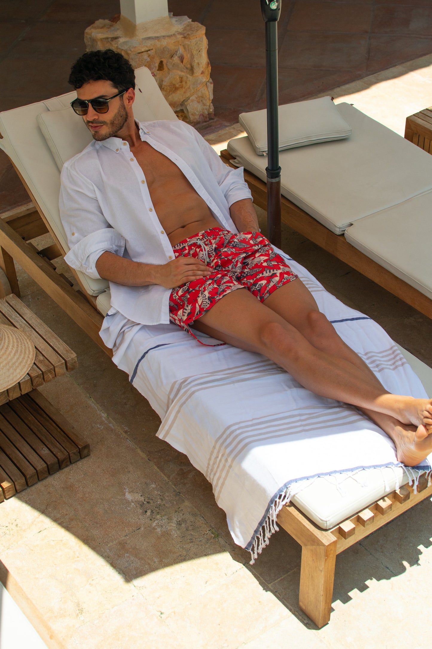 Pantaloneta de baño tipo surf/swimwear
