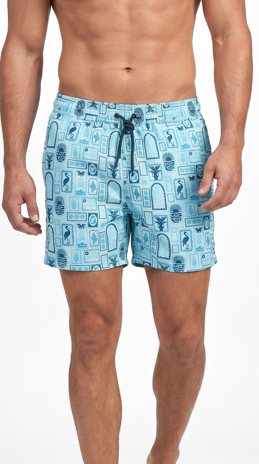 Pantaloneta de baño tipo surf/swimwear