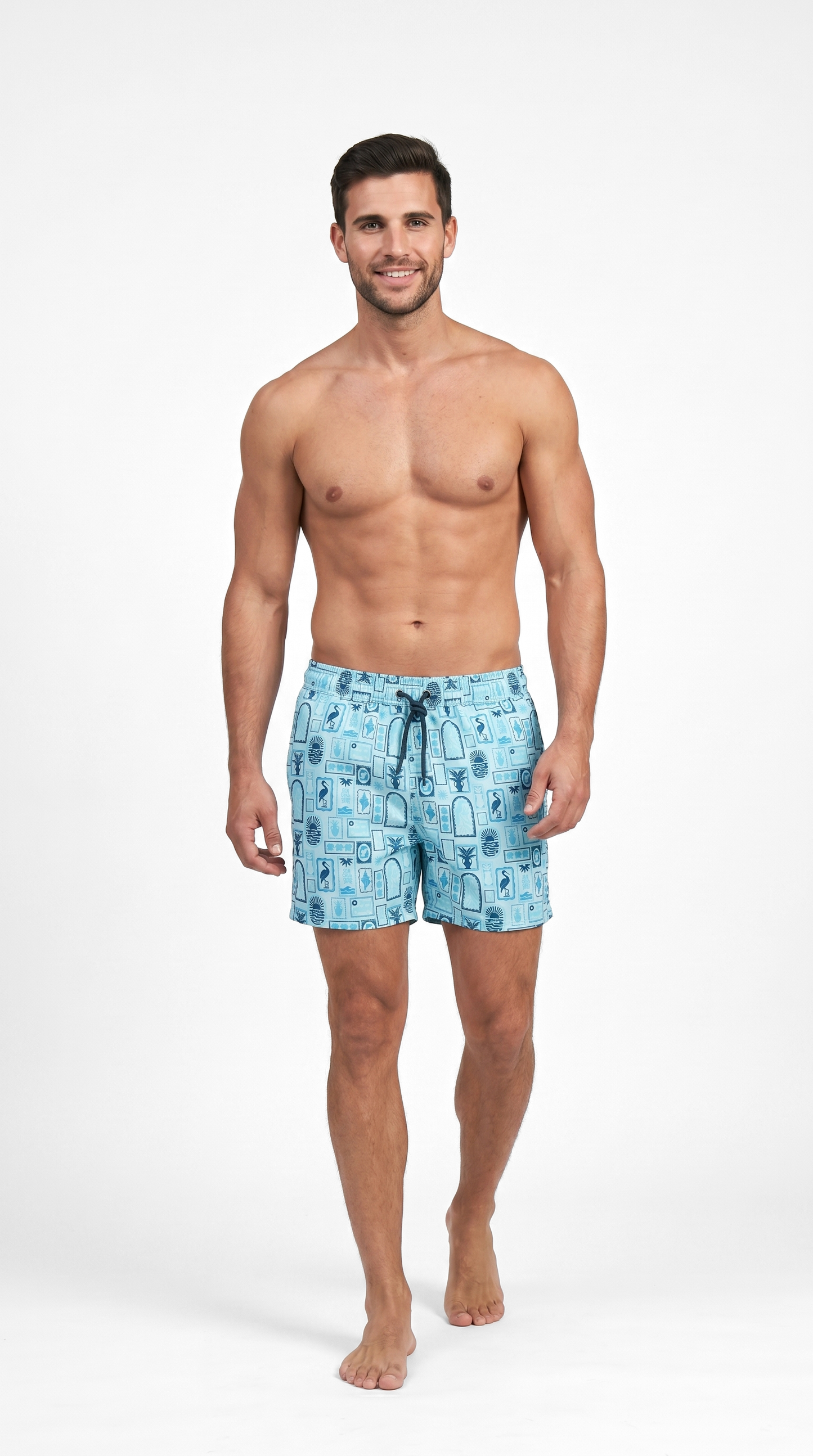 Pantaloneta de baño tipo surf/swimwear