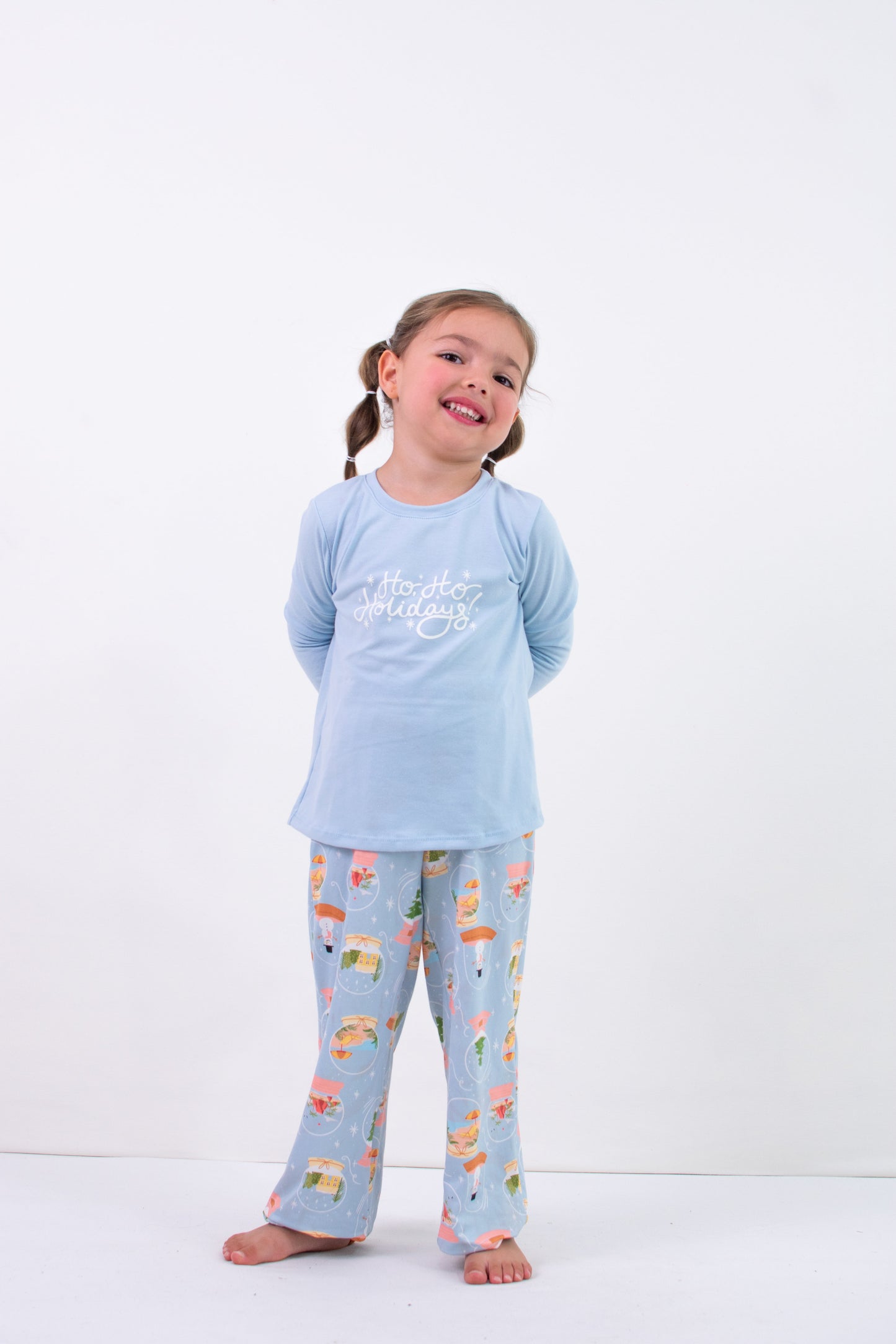 Pijama niña pantalón blusa manga larga