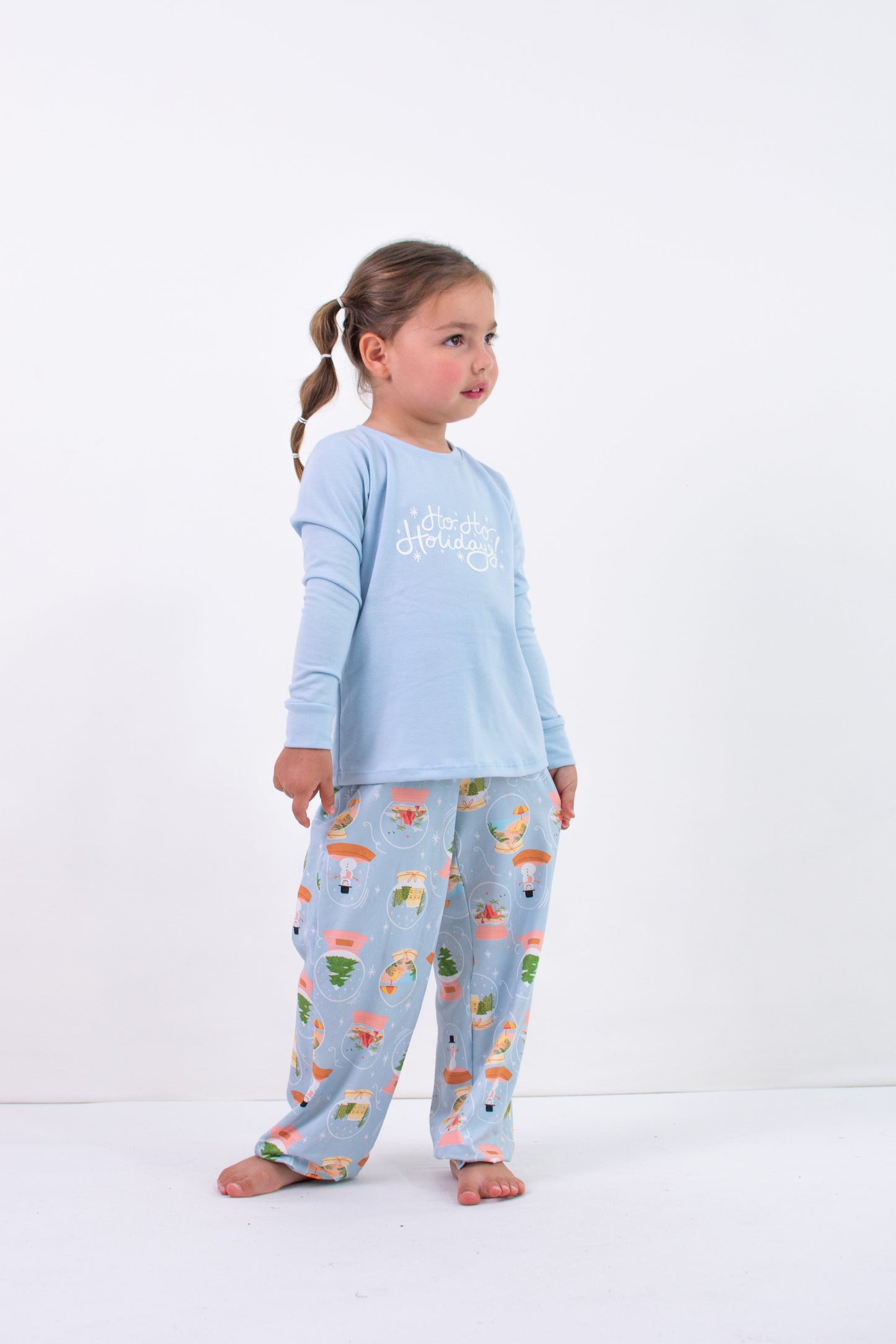 Pijama niña pantalón blusa manga larga