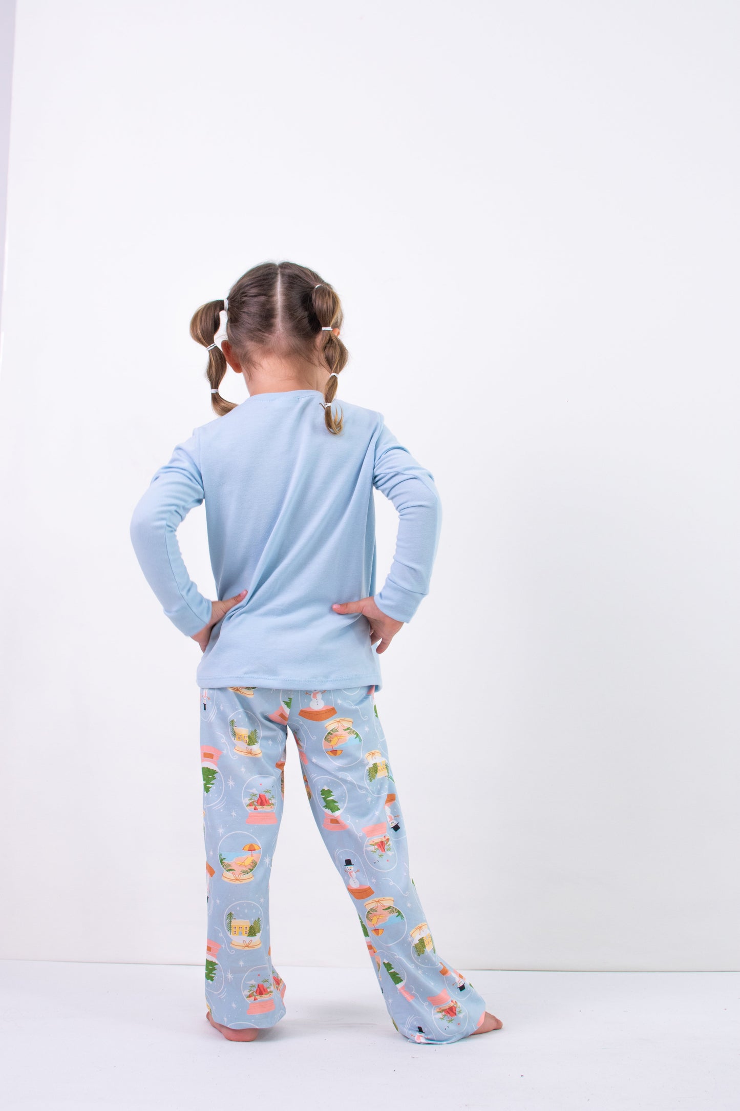 Pijama niña pantalón blusa manga larga