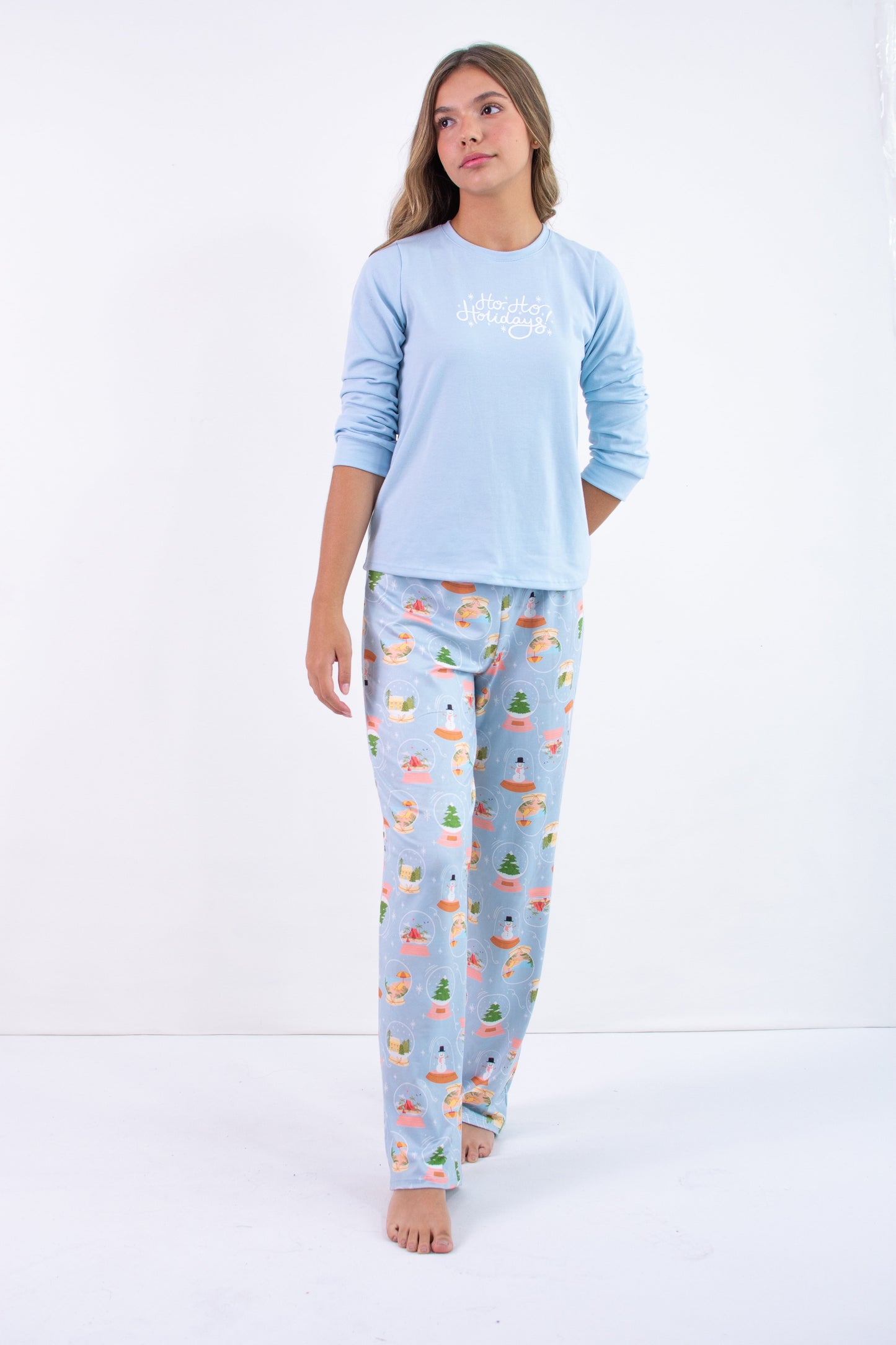 Pijama niña pantalón blusa manga larga