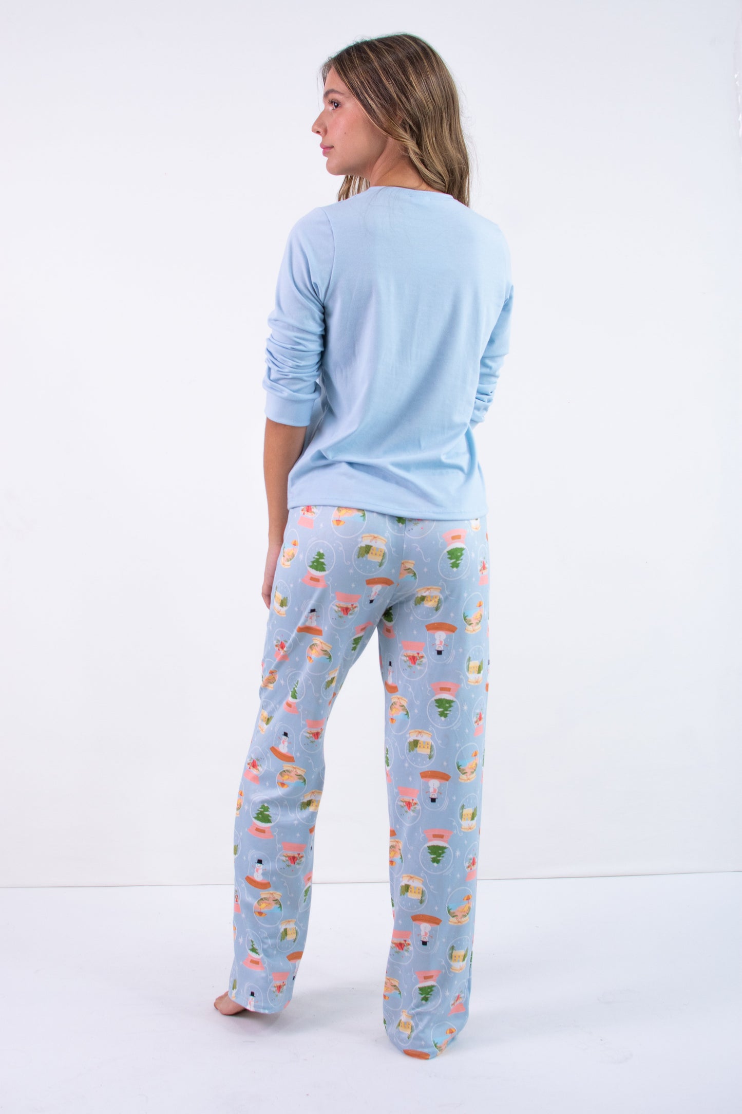 Pijama niña pantalón blusa manga larga