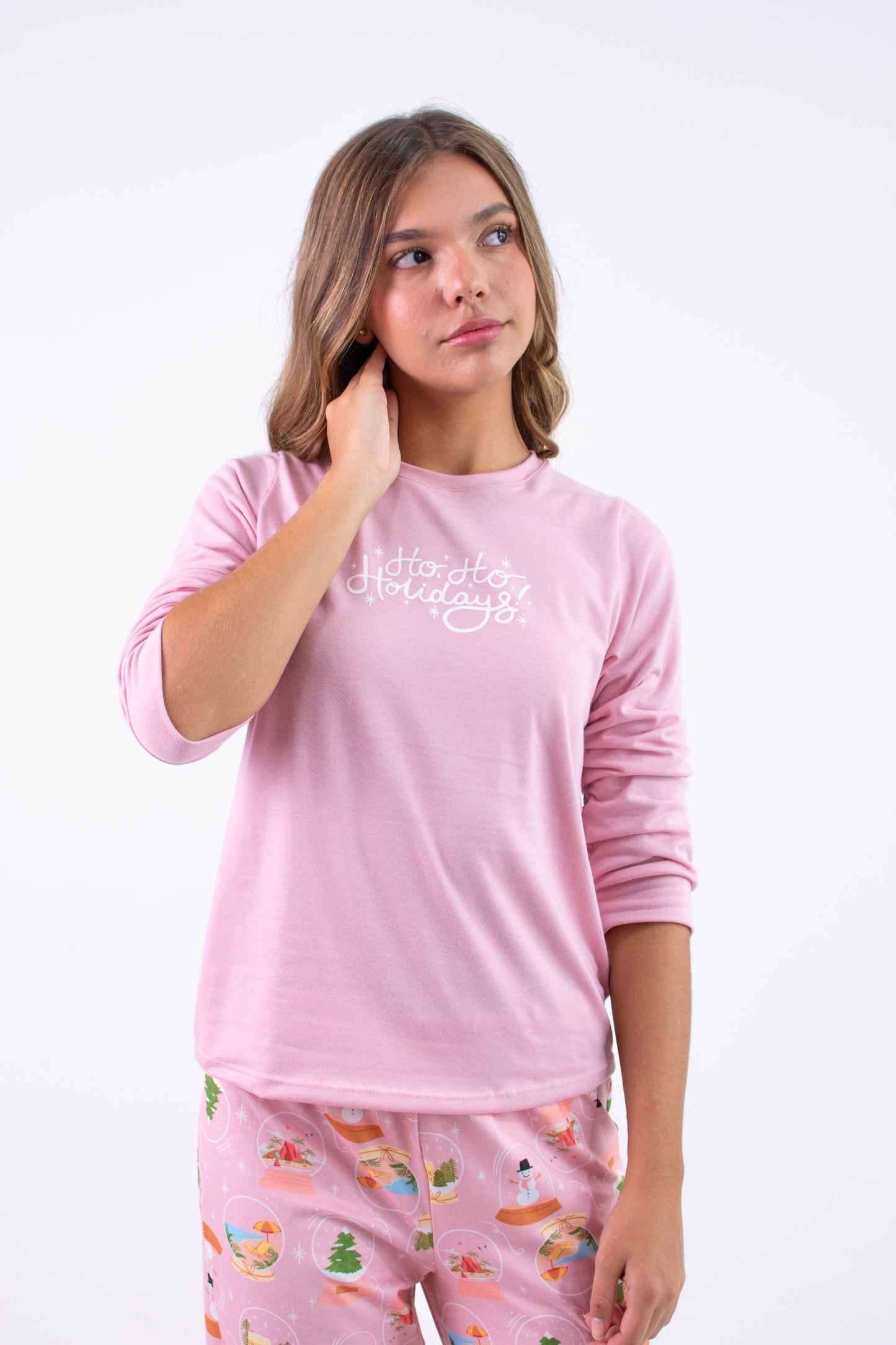 Pijama niña pantalón blusa manga larga
