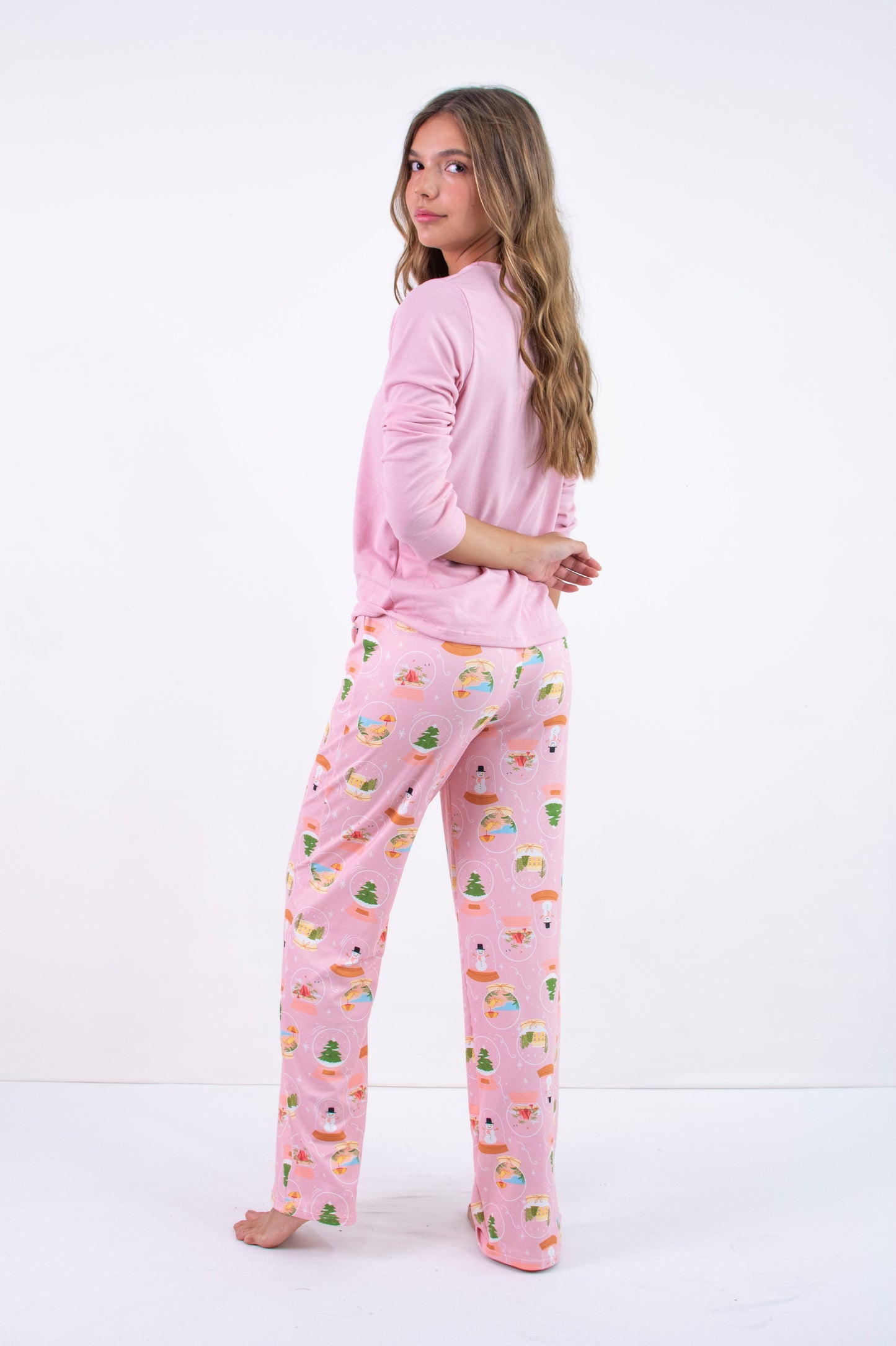 Pijama niña pantalón blusa manga larga