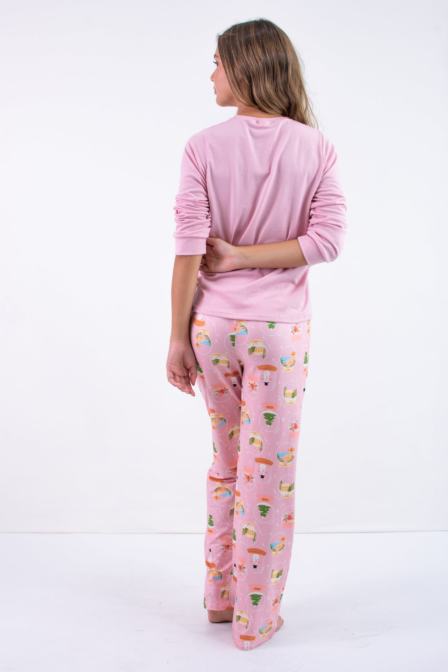 Pijama niña pantalón blusa manga larga
