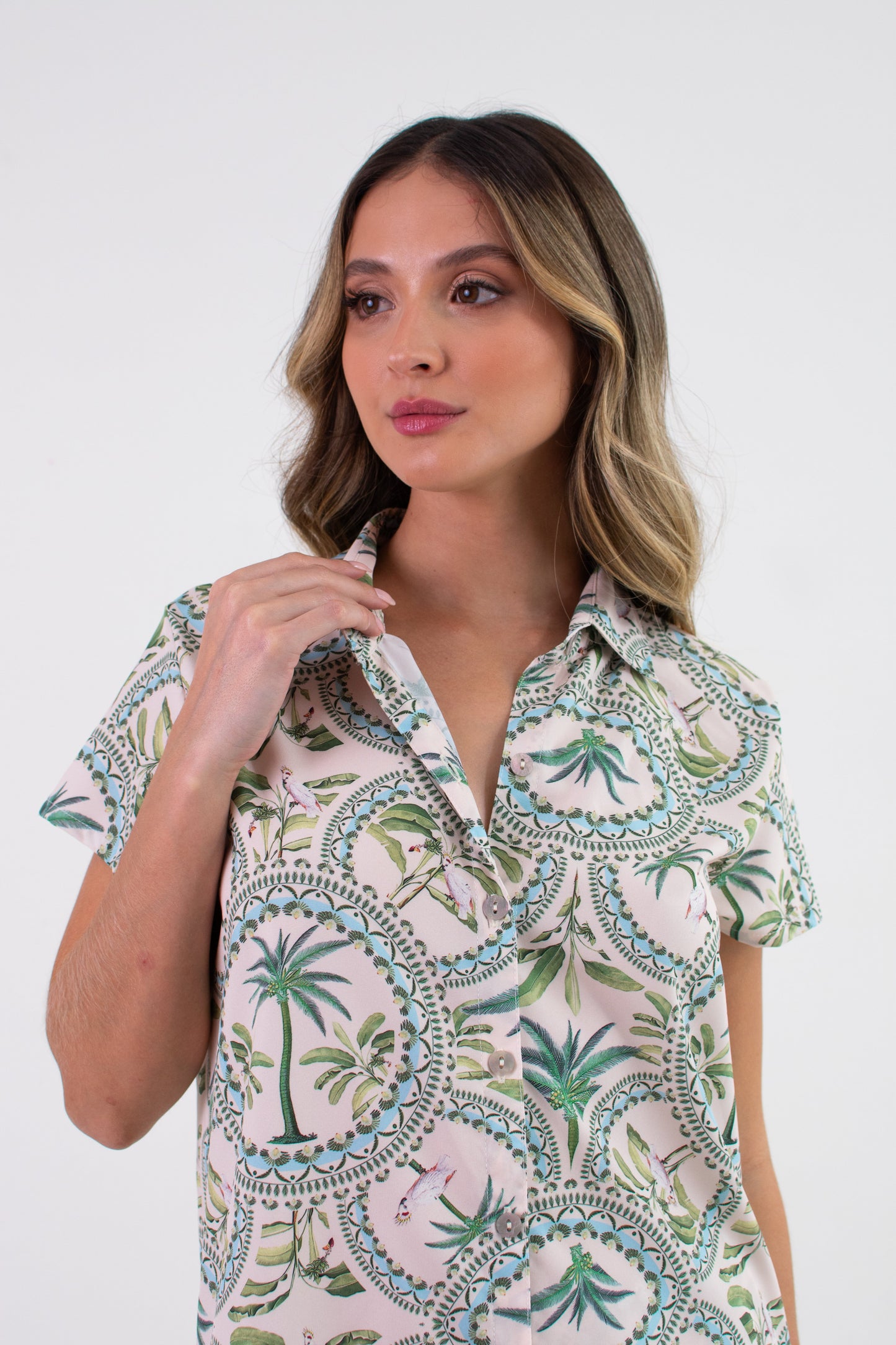 Pijama mujer short manga corta