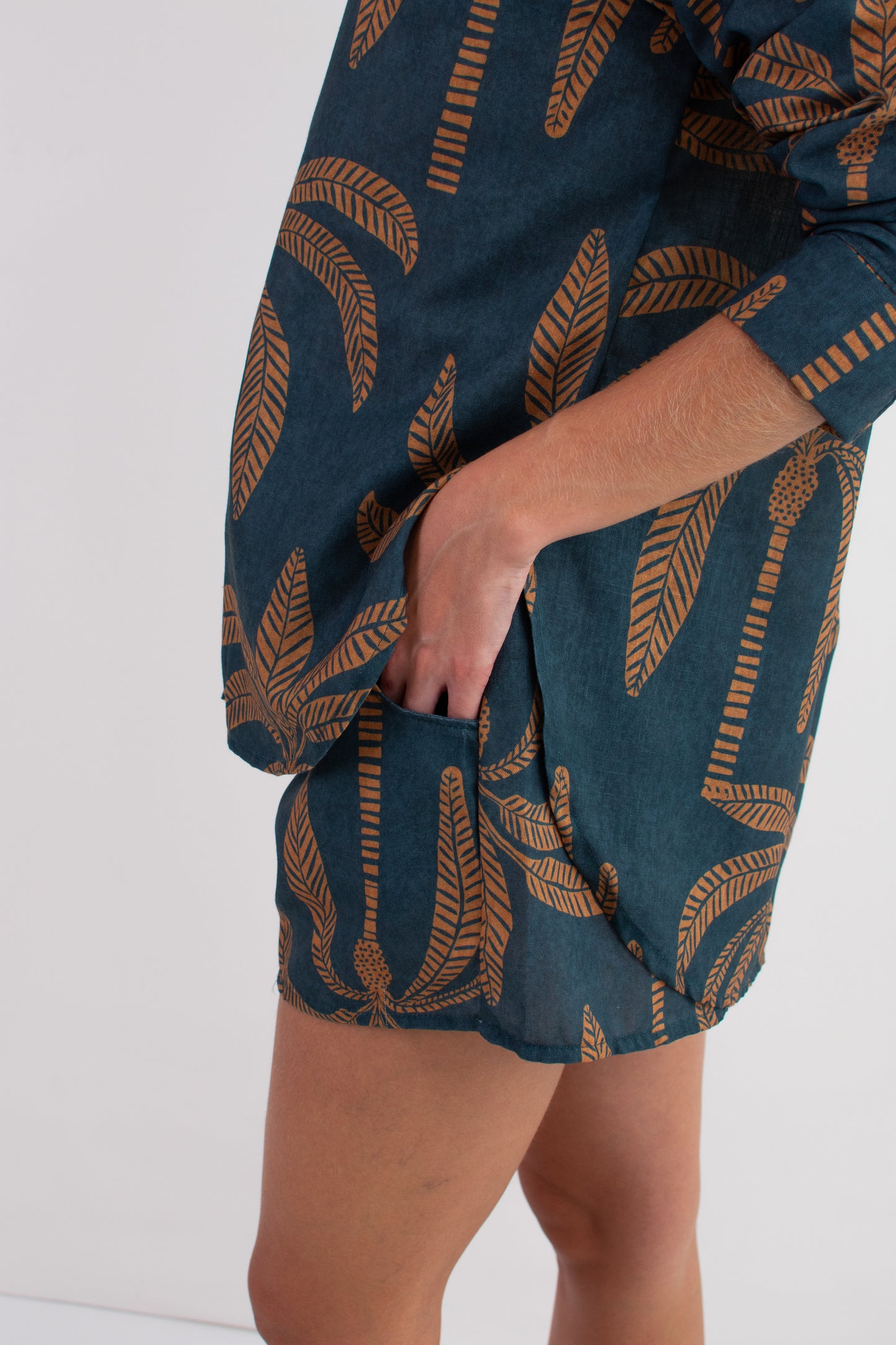 Pijama mujer short manga larga