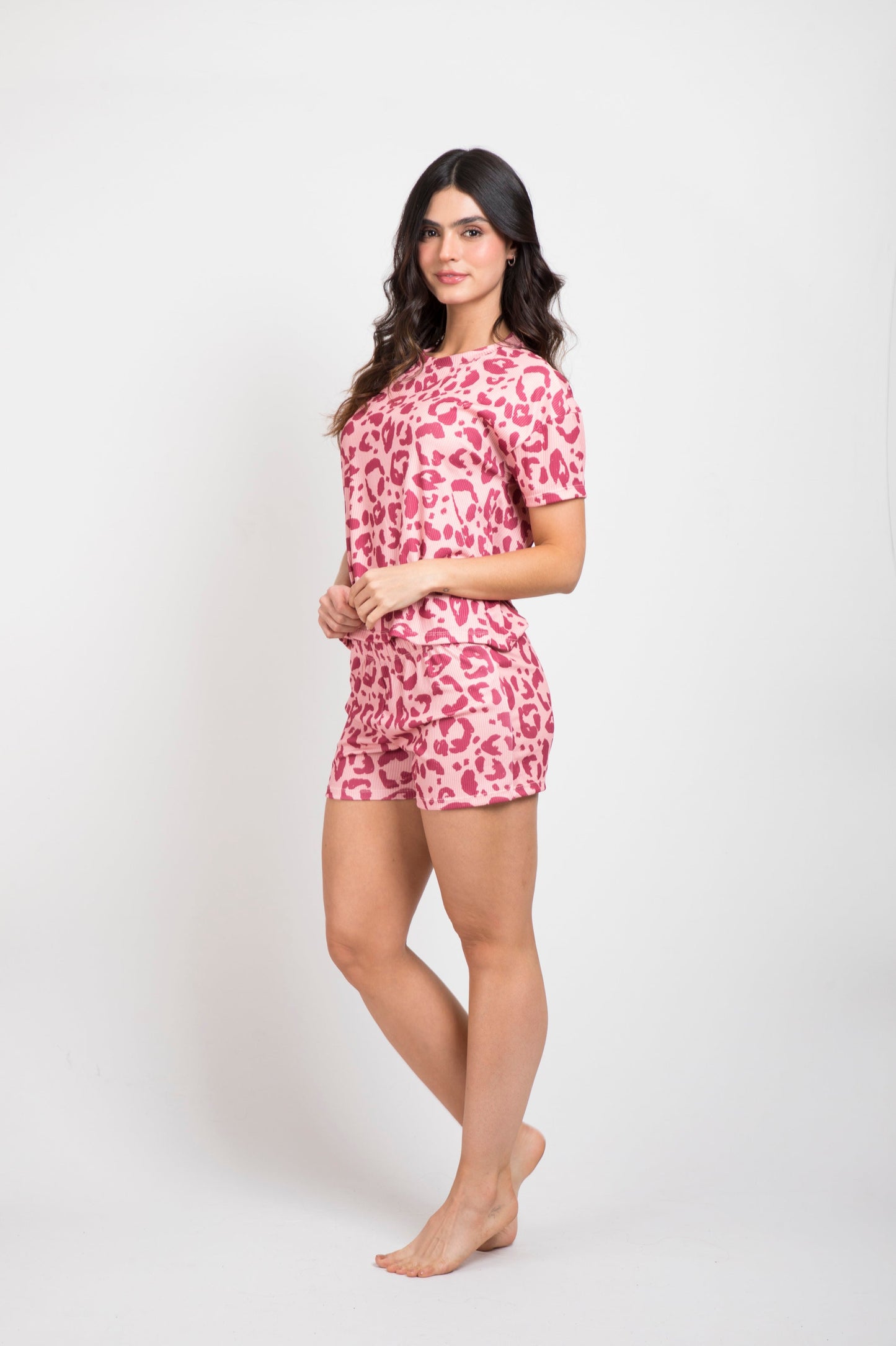 Pijama mujer short blusa manga corta