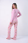 Pijama mujer pantalon blusa manga larga