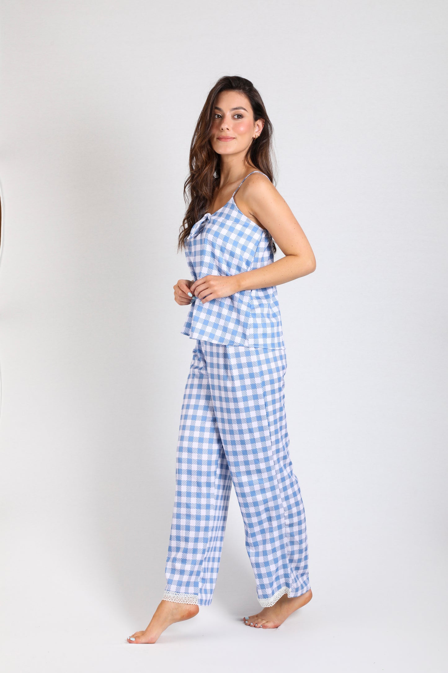 Pijama mujer pantalón blusa tirantes