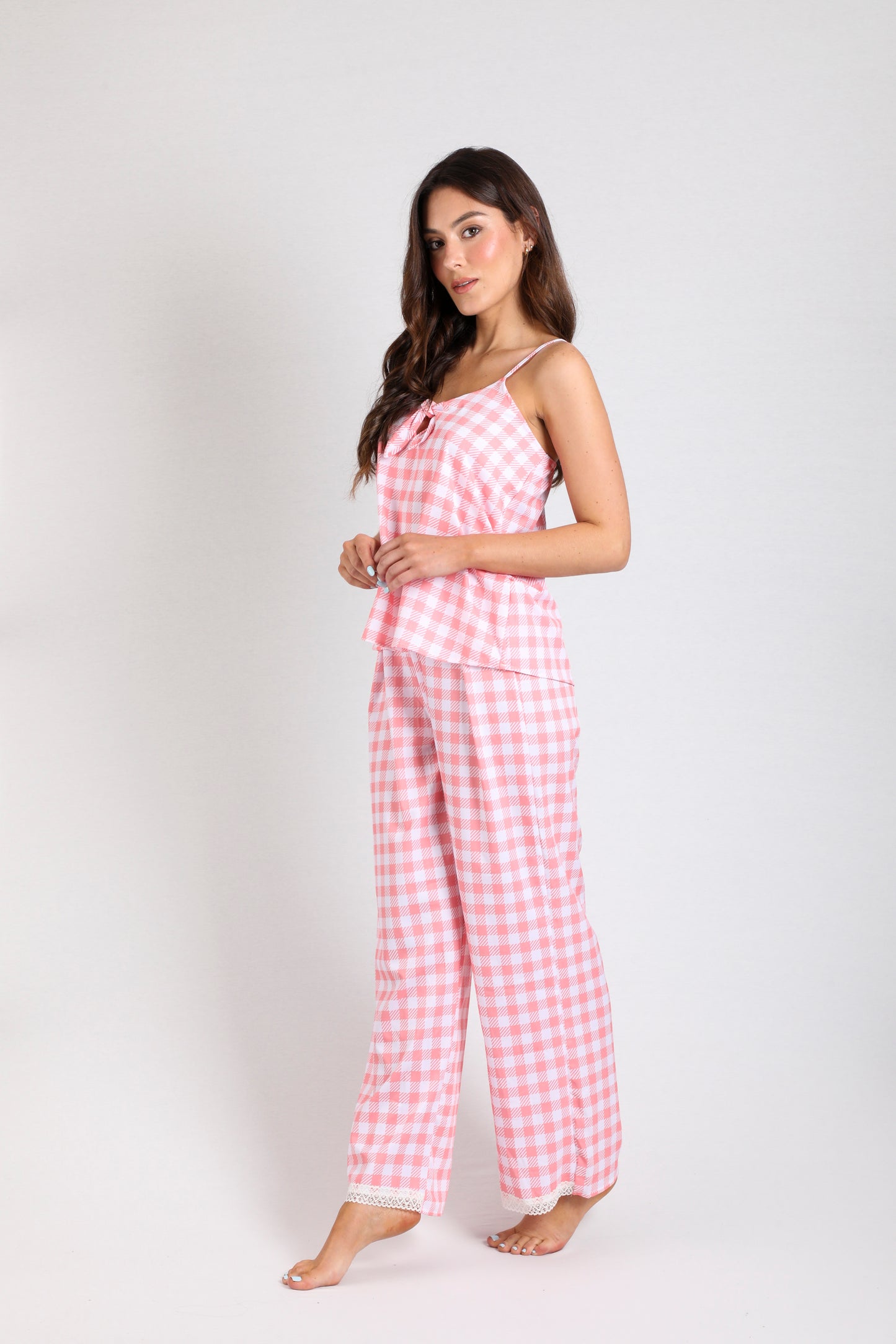 Pijama mujer pantalón blusa tirantes