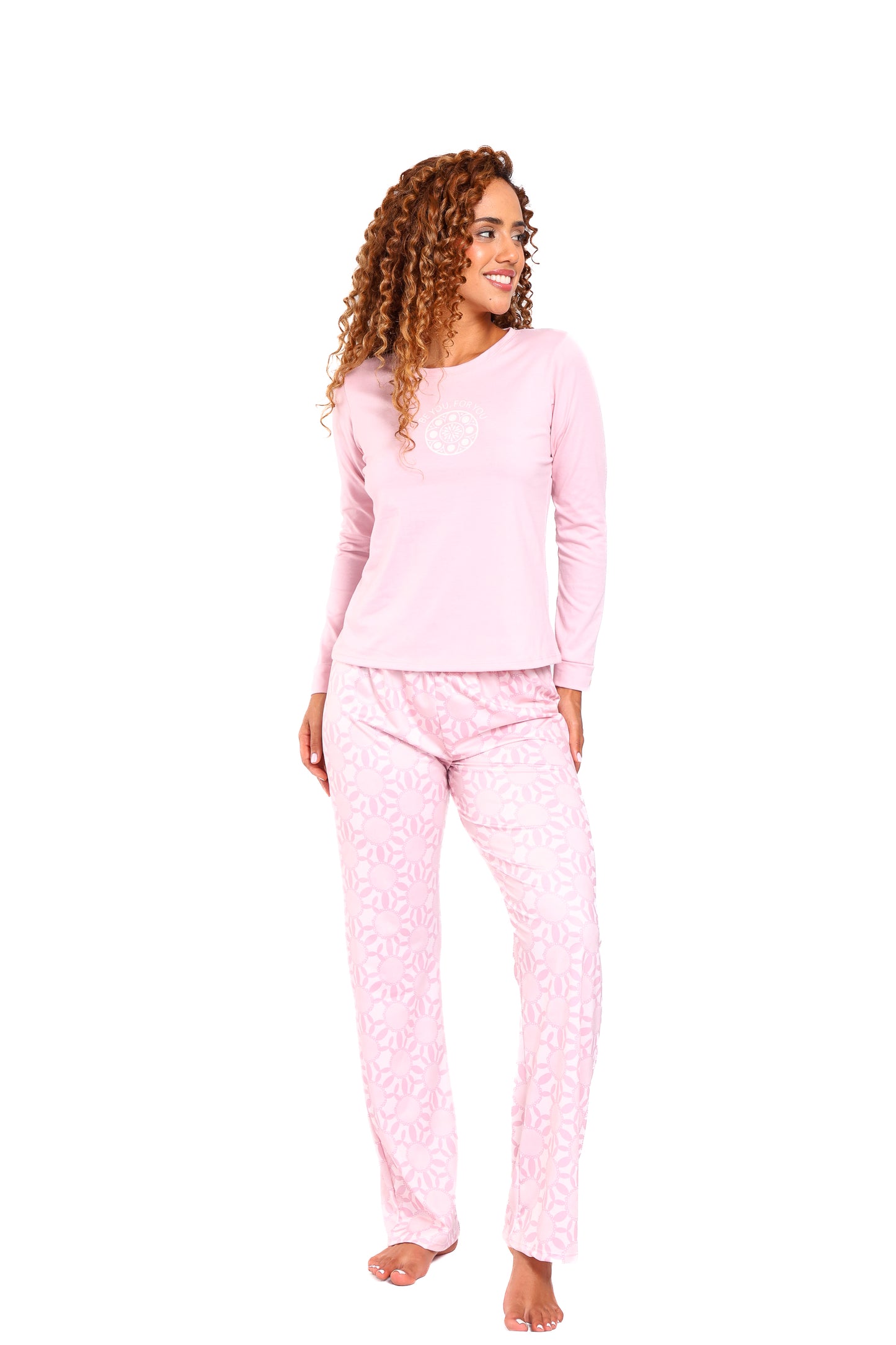 Pijama mujer pantalón blusa manga larga