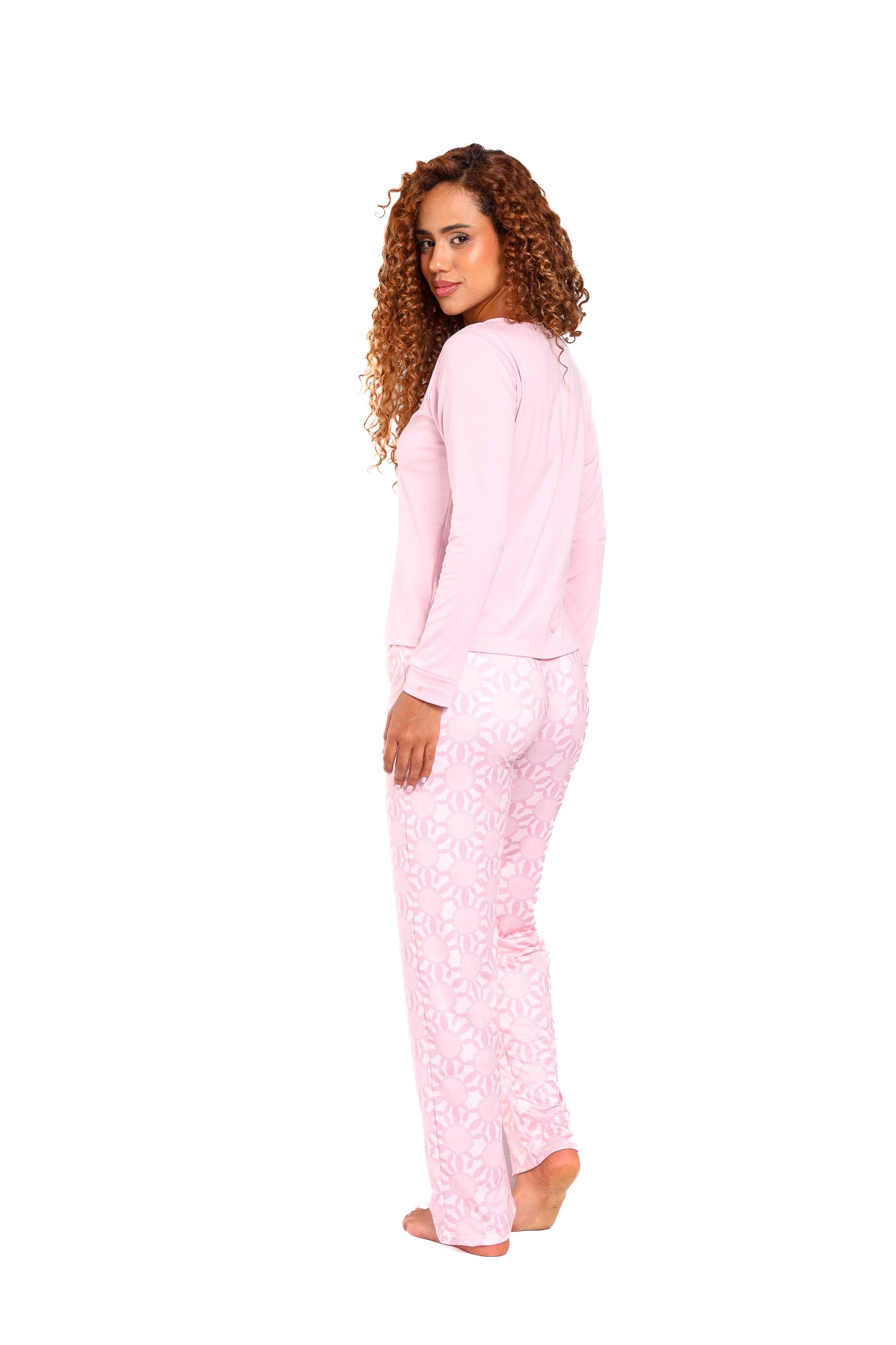Pijama mujer pantalón blusa manga larga