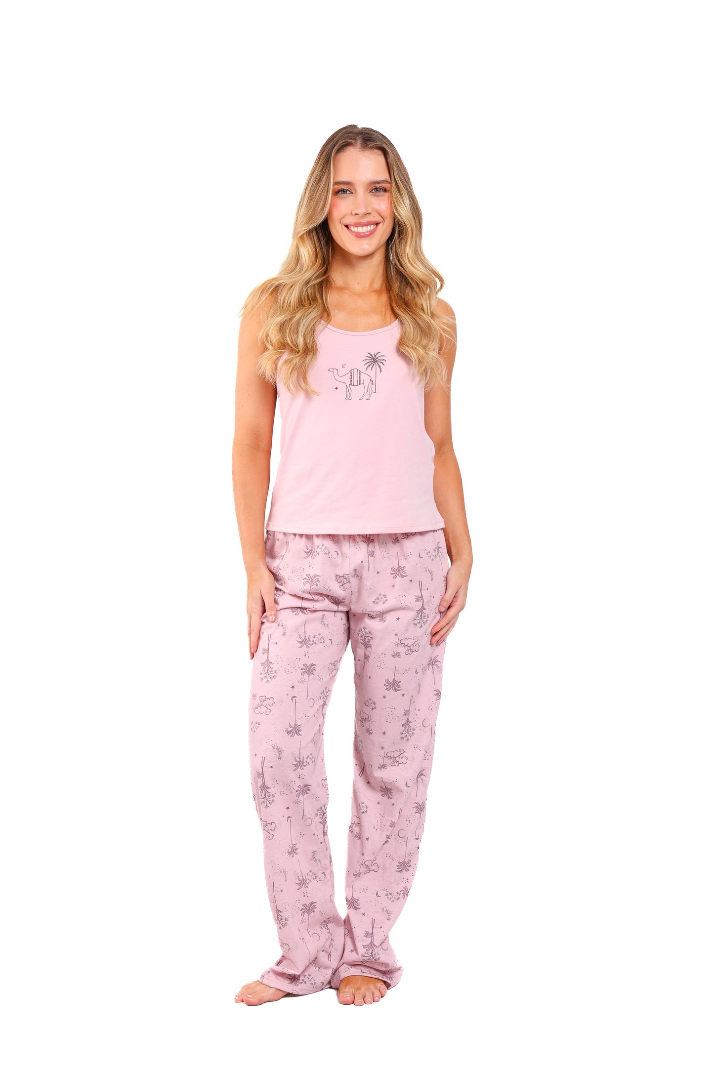 Pijama mujer pantalón blusa manga sisa