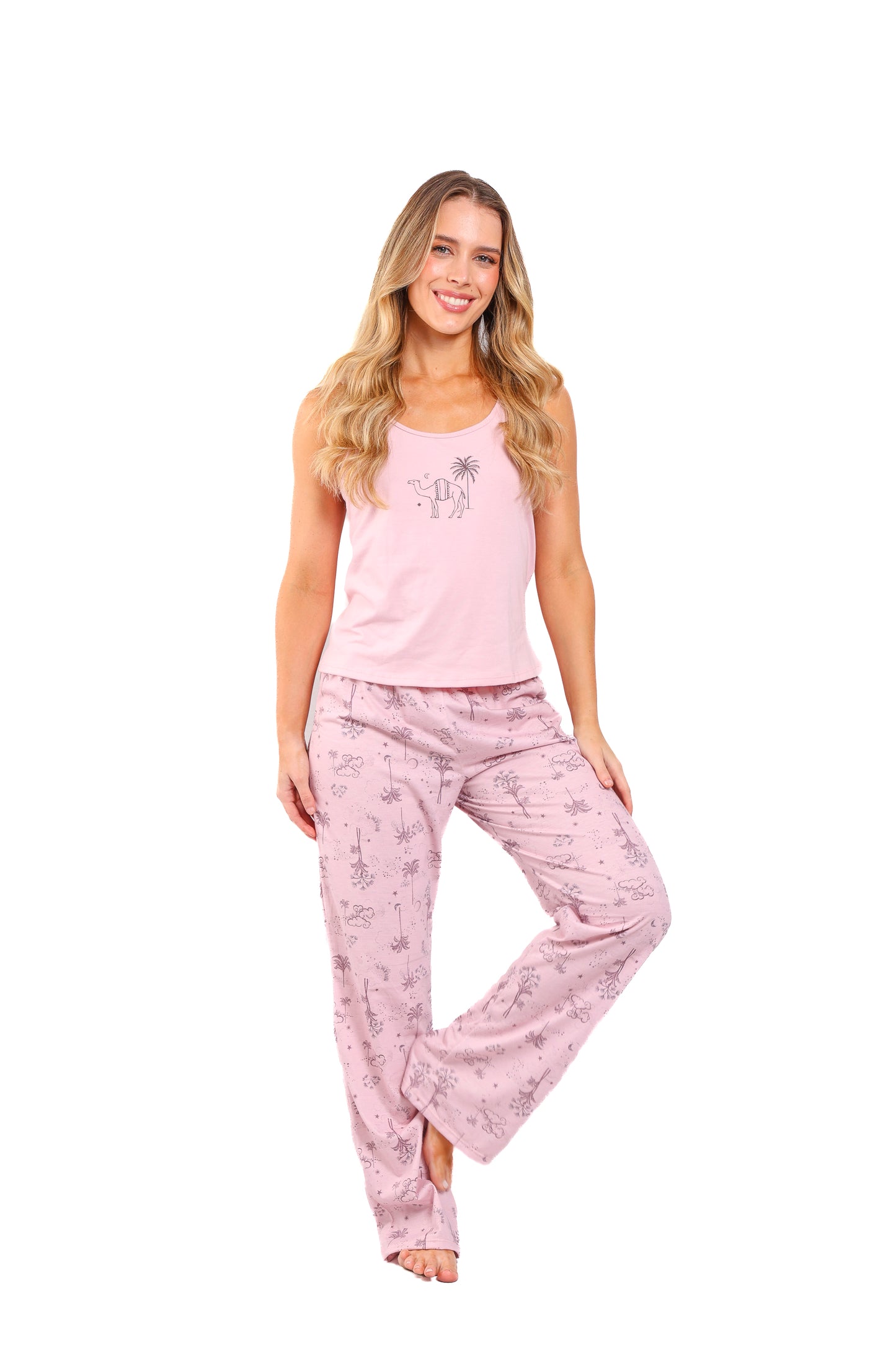 Pijama mujer pantalón blusa manga sisa