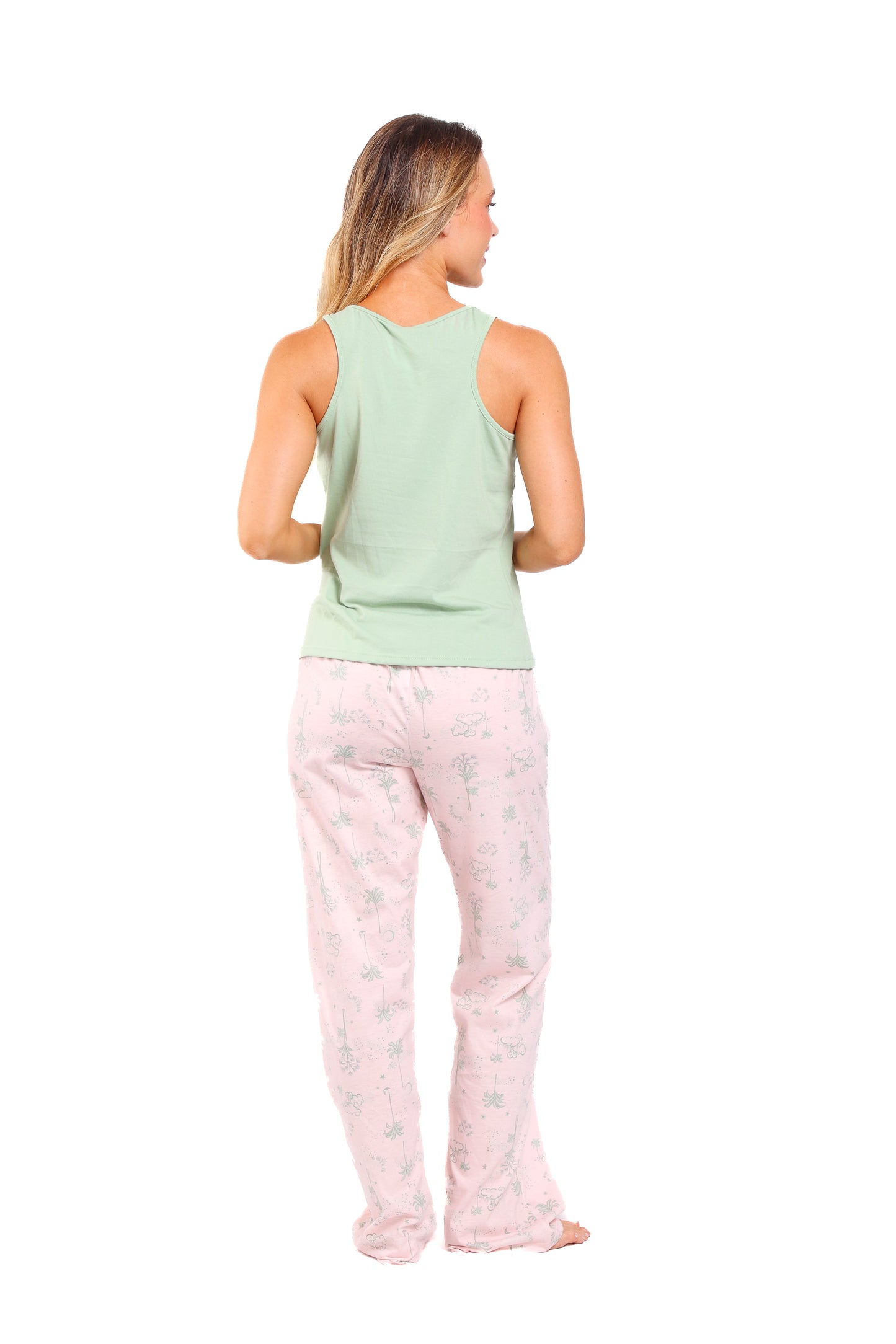 Pijama mujer pantalón blusa manga sisa