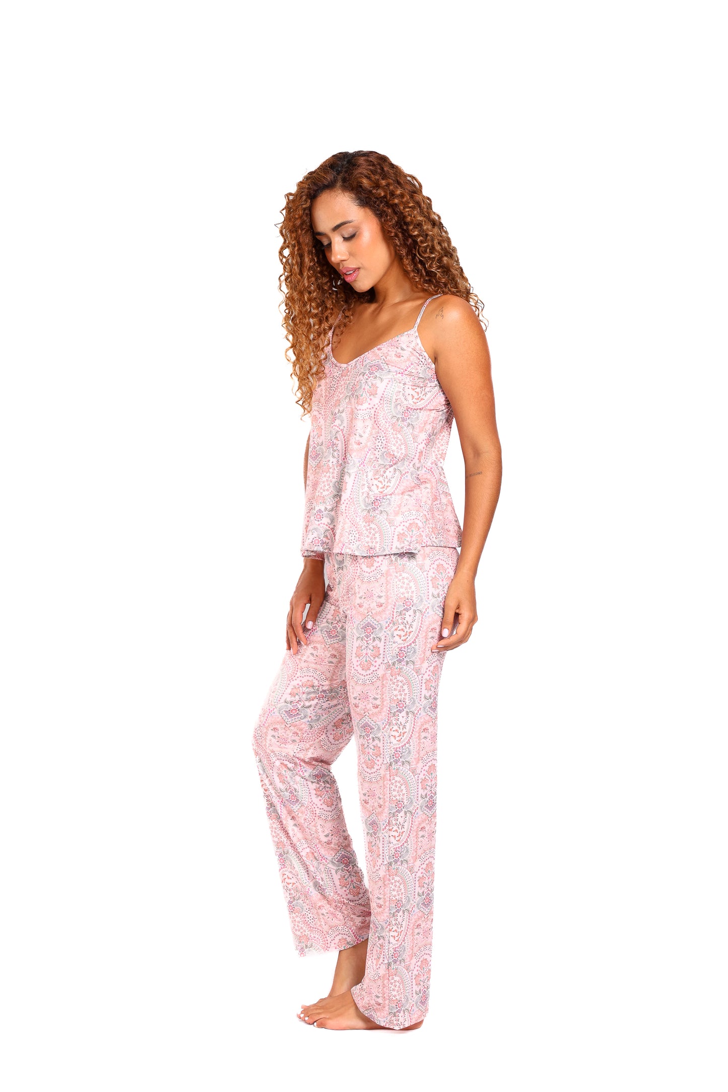 Pijama mujer pantalón blusa tirantes