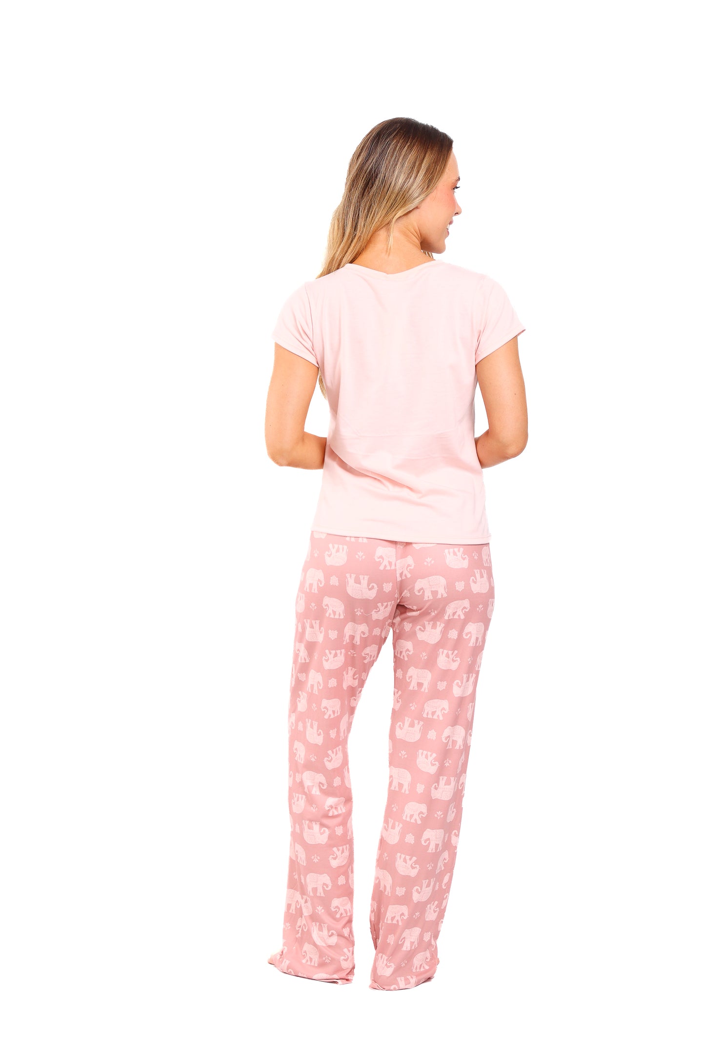 Pijama mujer pantalón blusa manga corta
