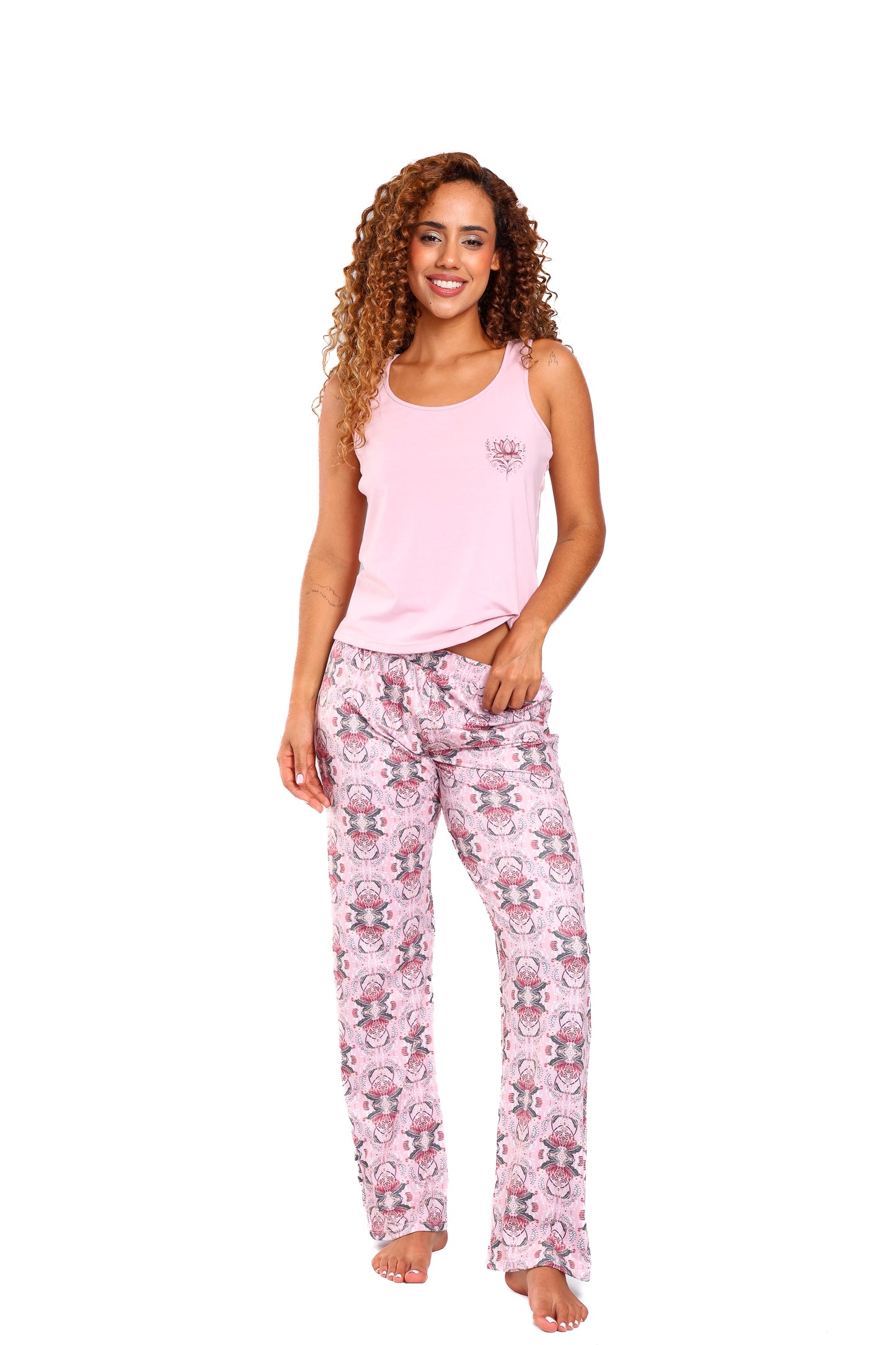 Pijama mujer pantalón blusa manga sisa