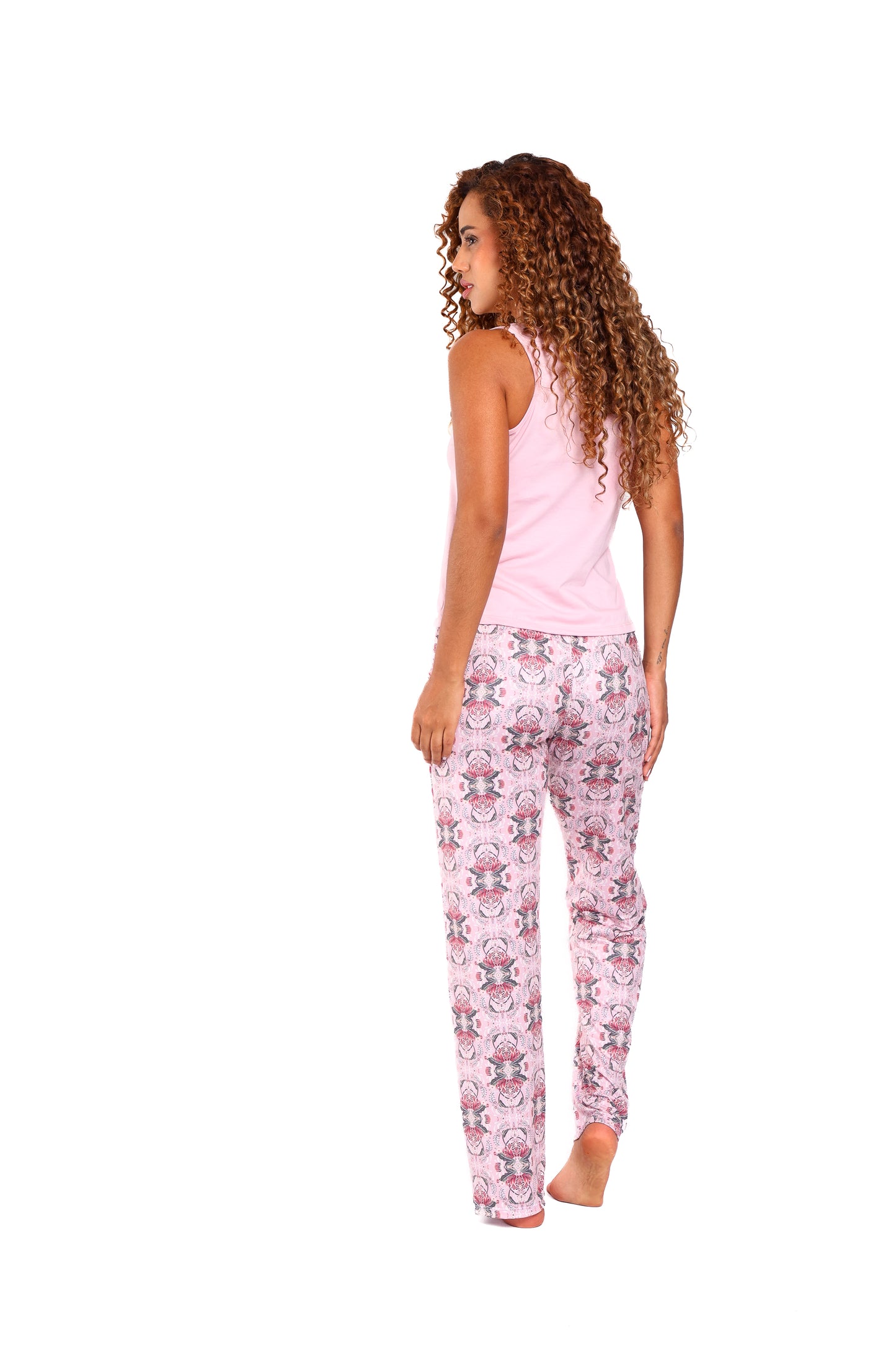Pijama mujer pantalón blusa manga sisa