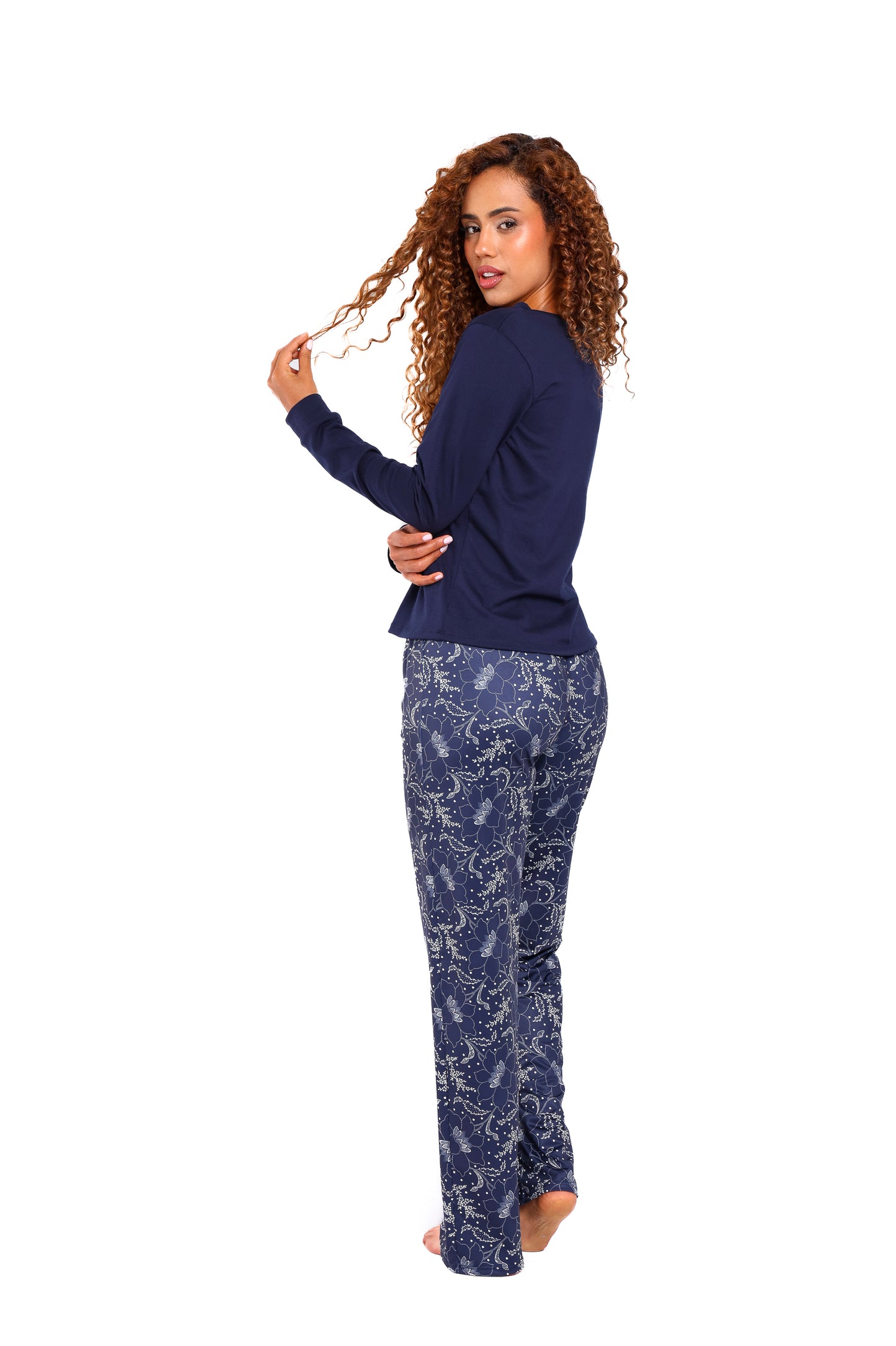 Pijama mujer pantalón blusa manga larga
