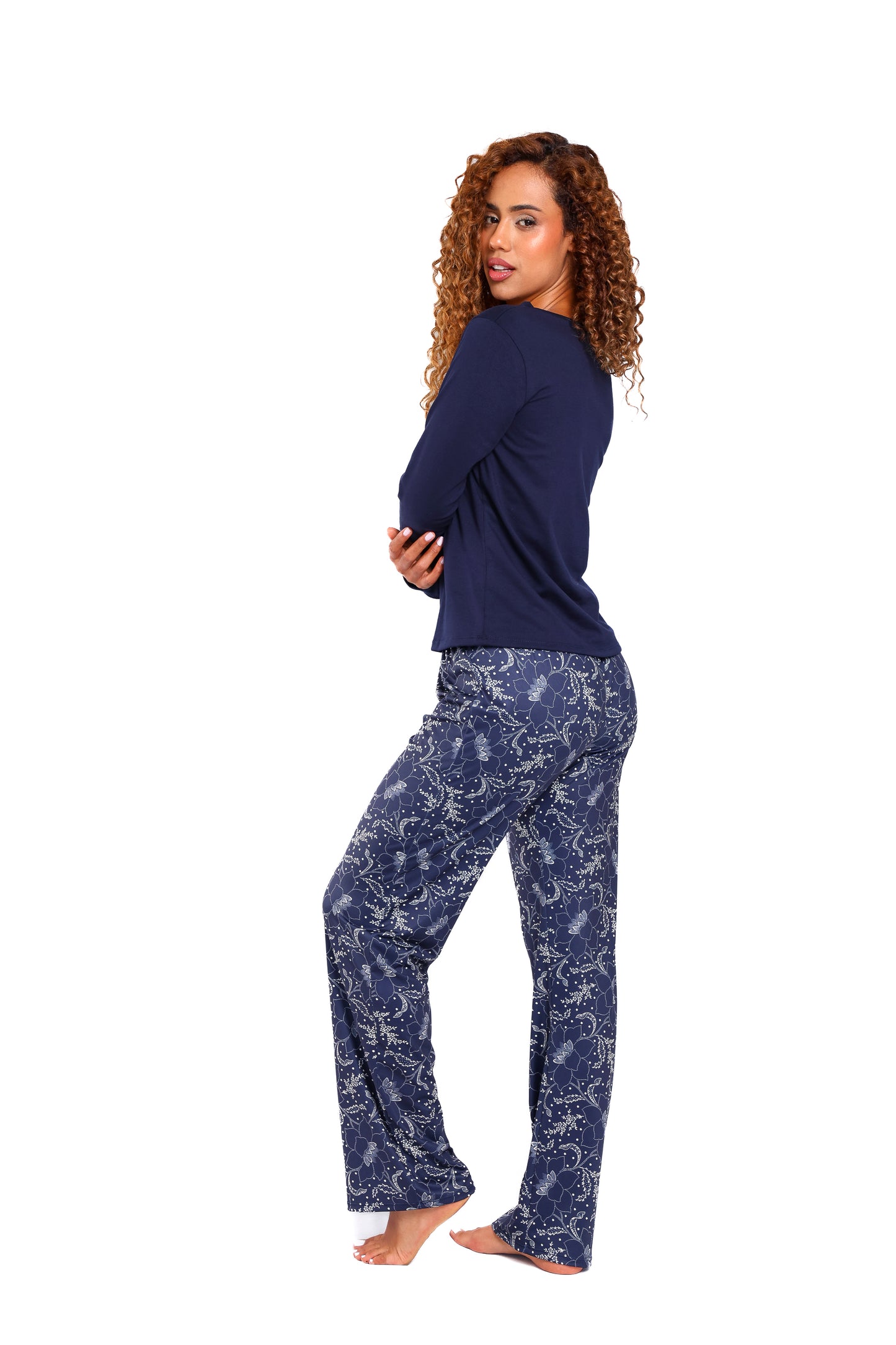 Pijama mujer pantalón blusa manga larga