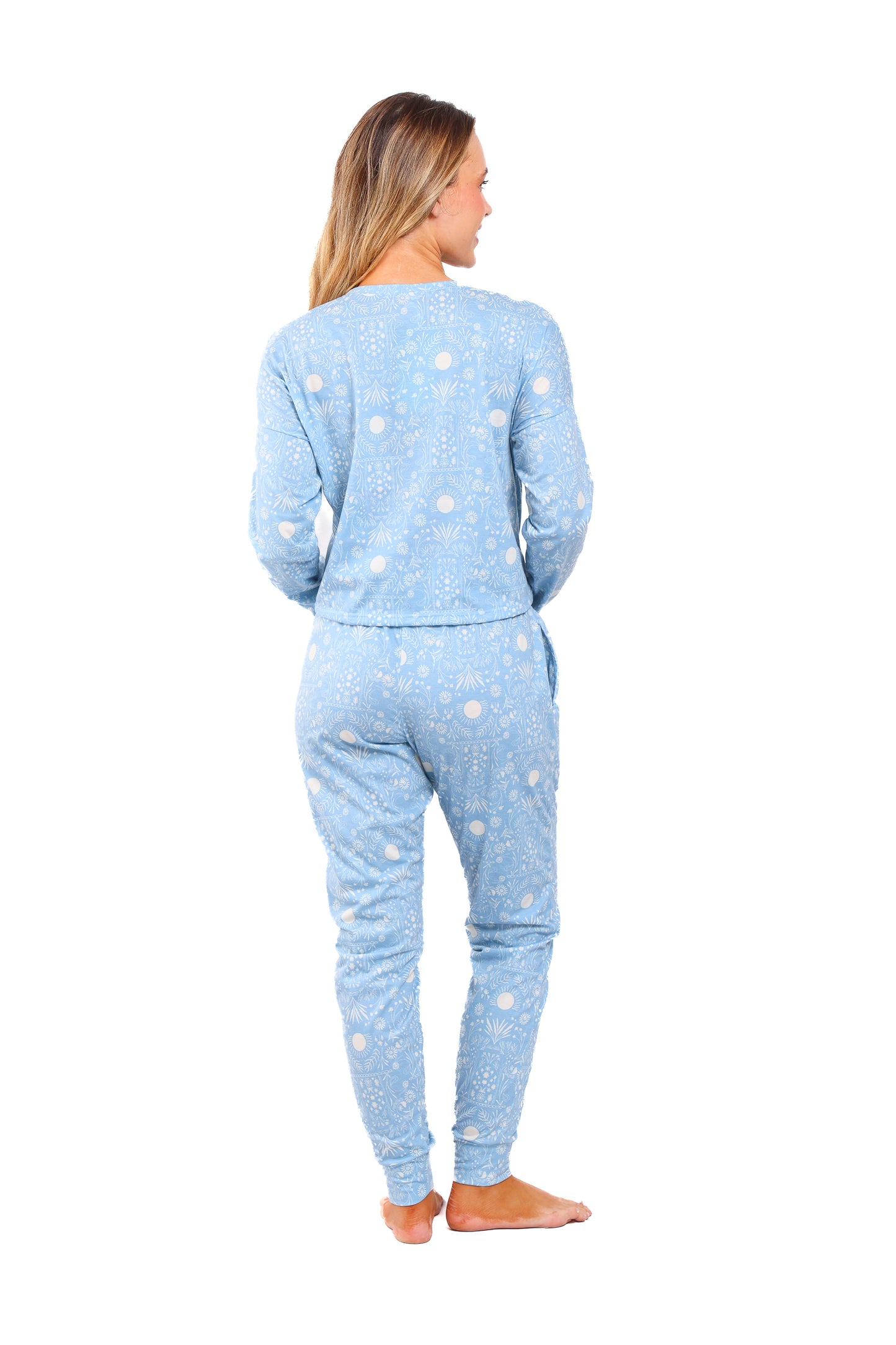 Pijama mujer pantalón blusa manga larga