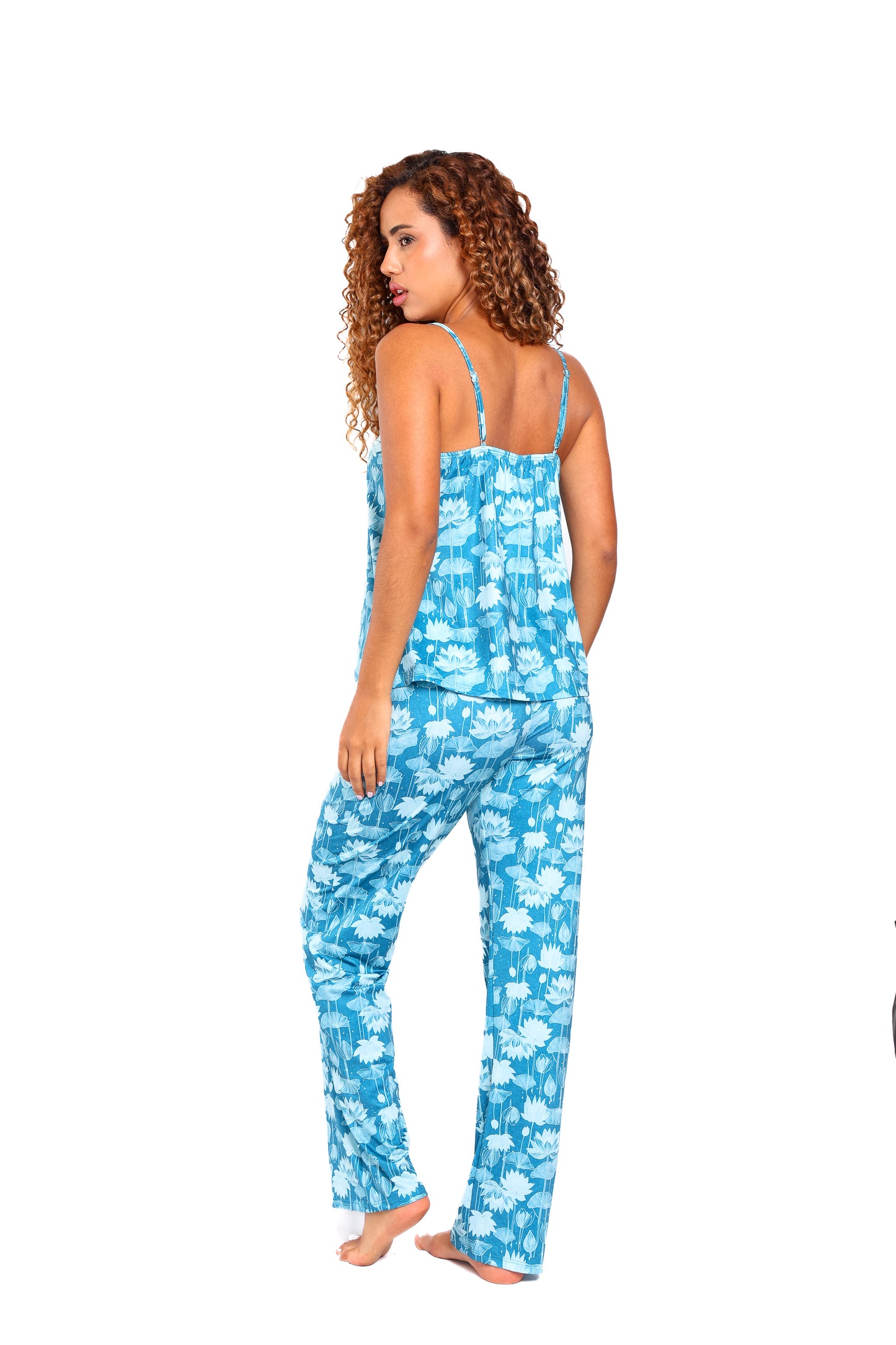 Pijama mujer pantalón blusa tirantes