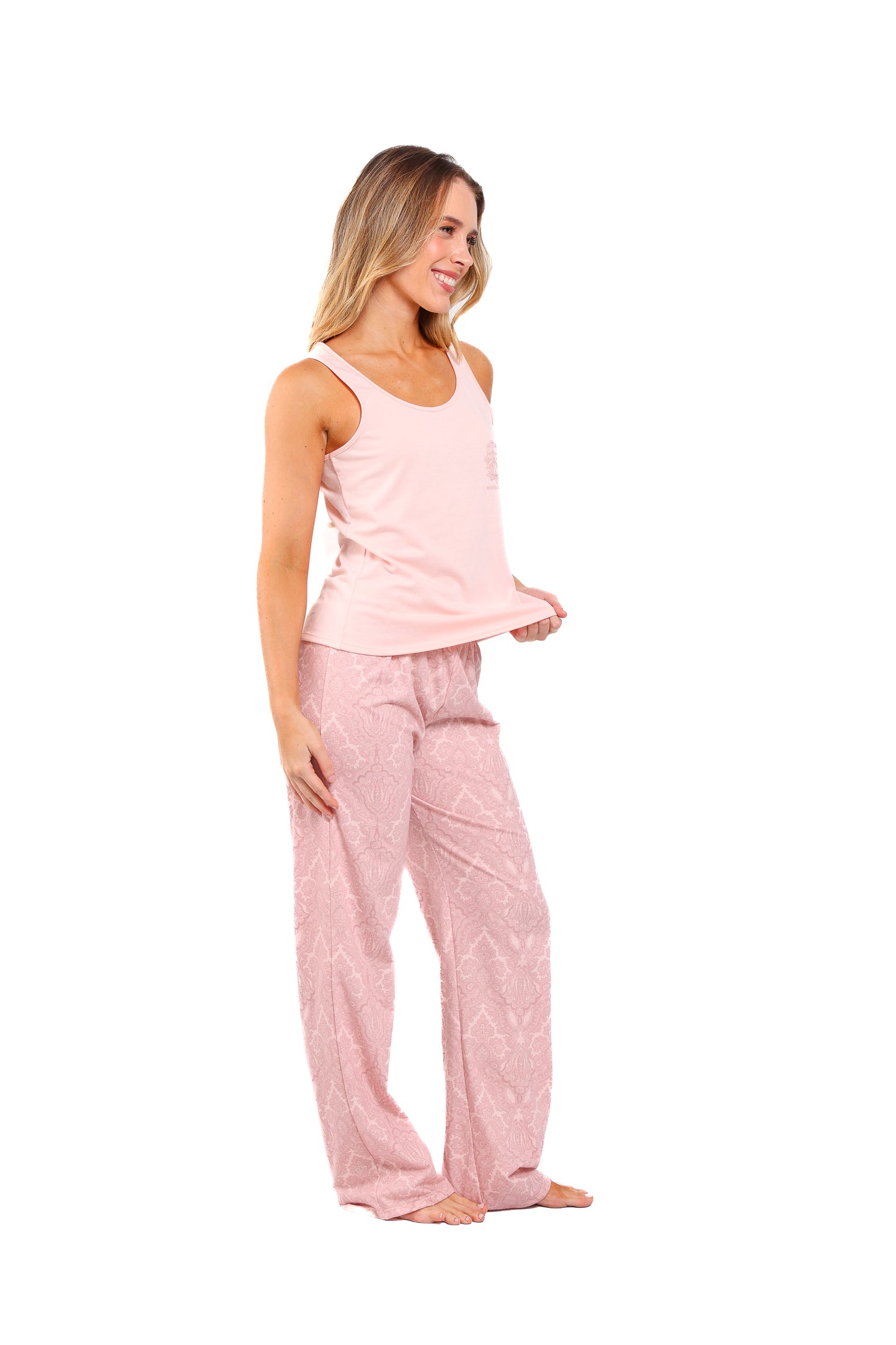 Pijama mujer pantalón blusa manga sisa