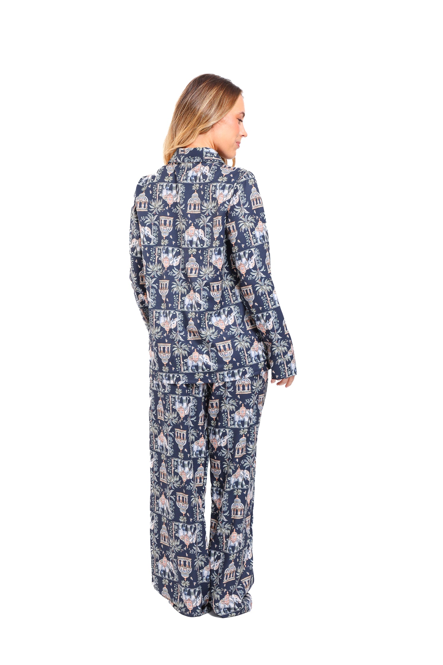Pijama mujer pantalón blusa manga larga