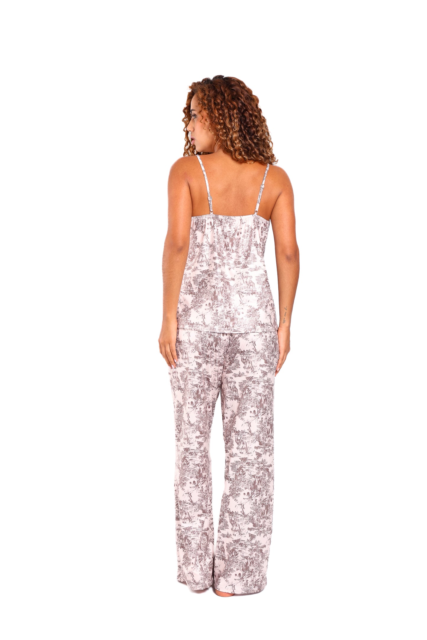 Pijama mujer pantalón blusa tirantes