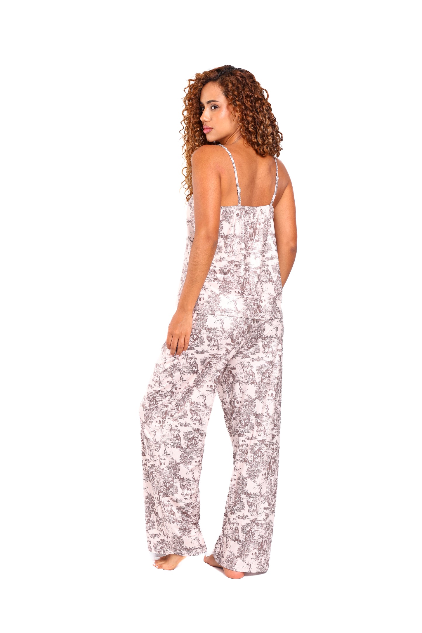 Pijama mujer pantalón blusa tirantes