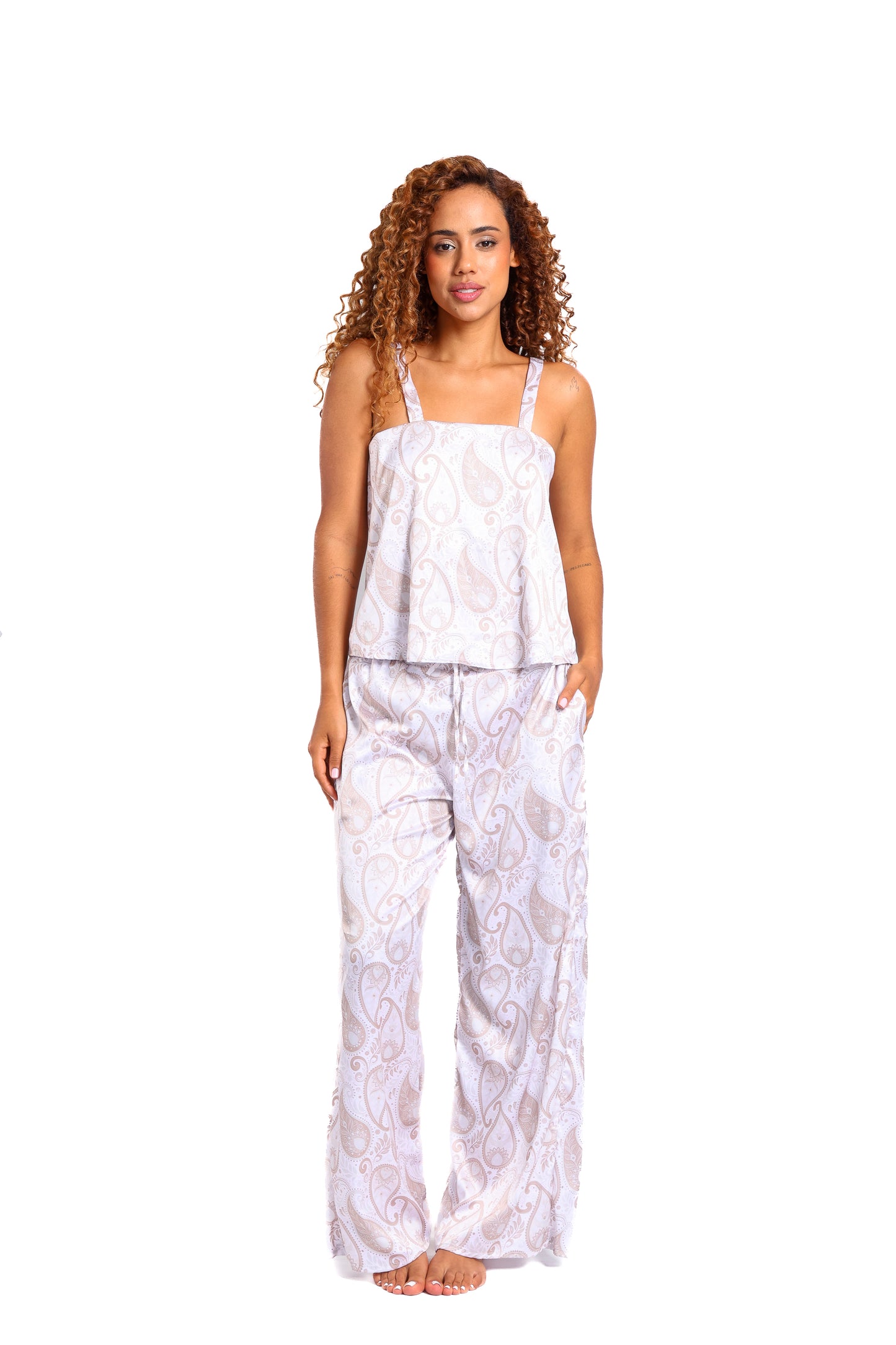 Pijama mujer pantalón blusa tirantes