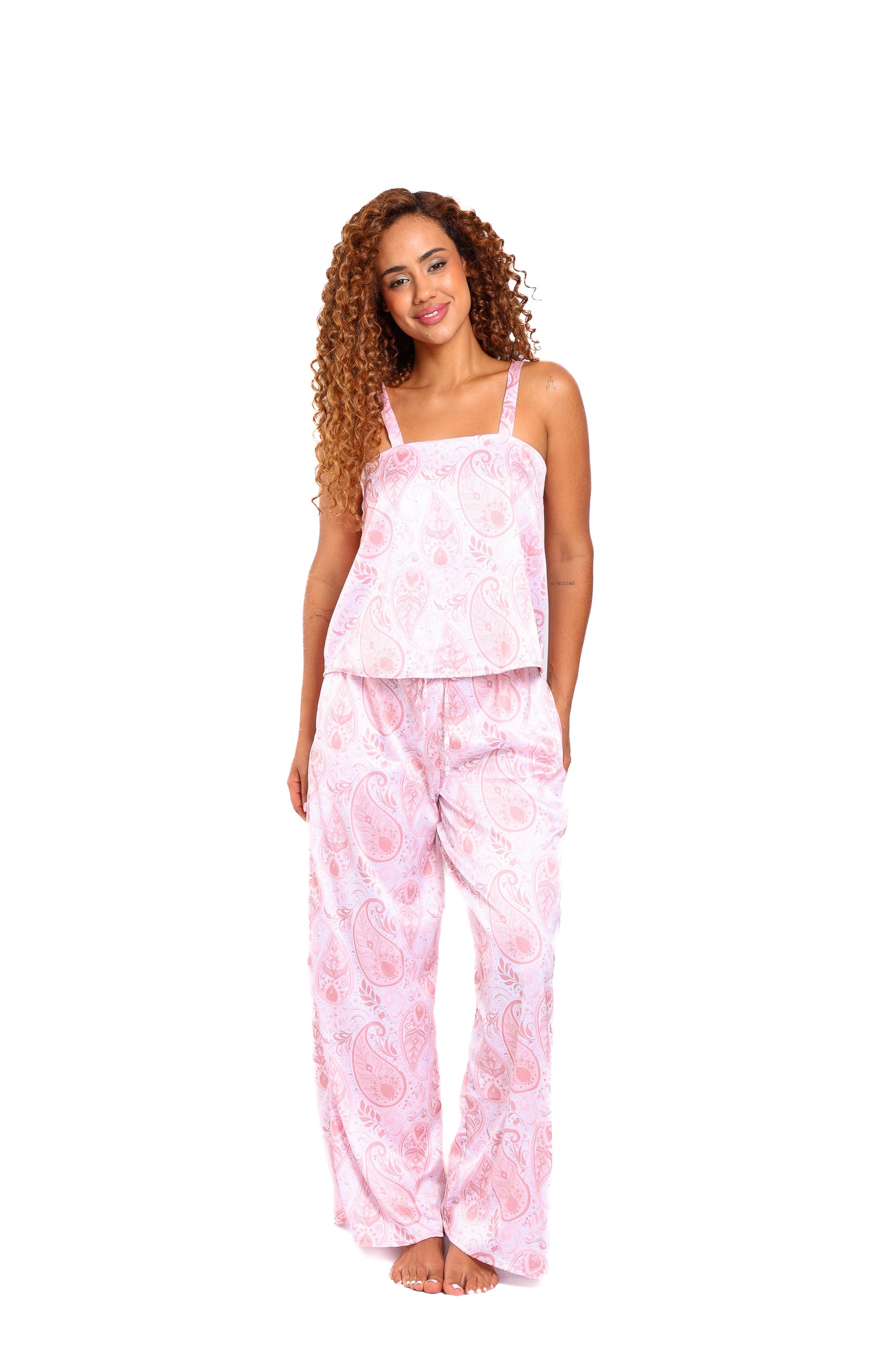 Pijama mujer pantalón blusa tirantes